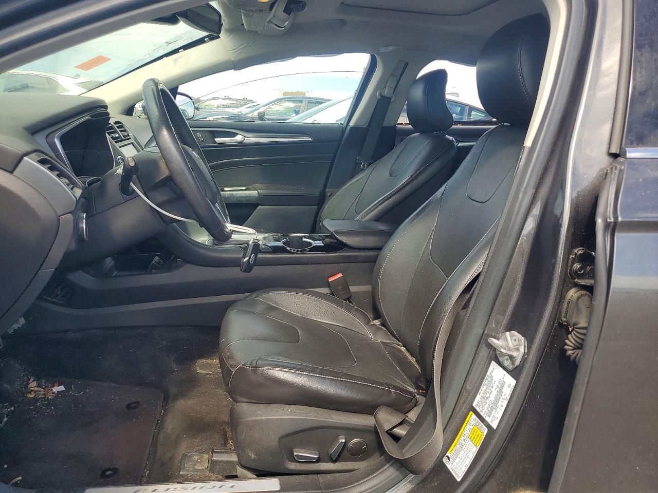 2015 Ford Fusion Titanium Phev Charcoal vin: 3FA6P0SU9FR226638