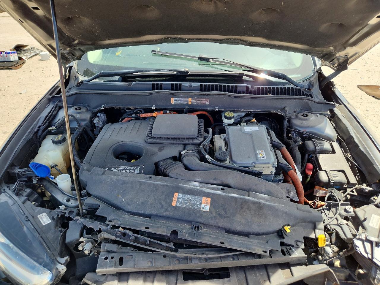 2015 Ford Fusion Titanium Phev Серый vin: 3FA6P0SU9FR242581