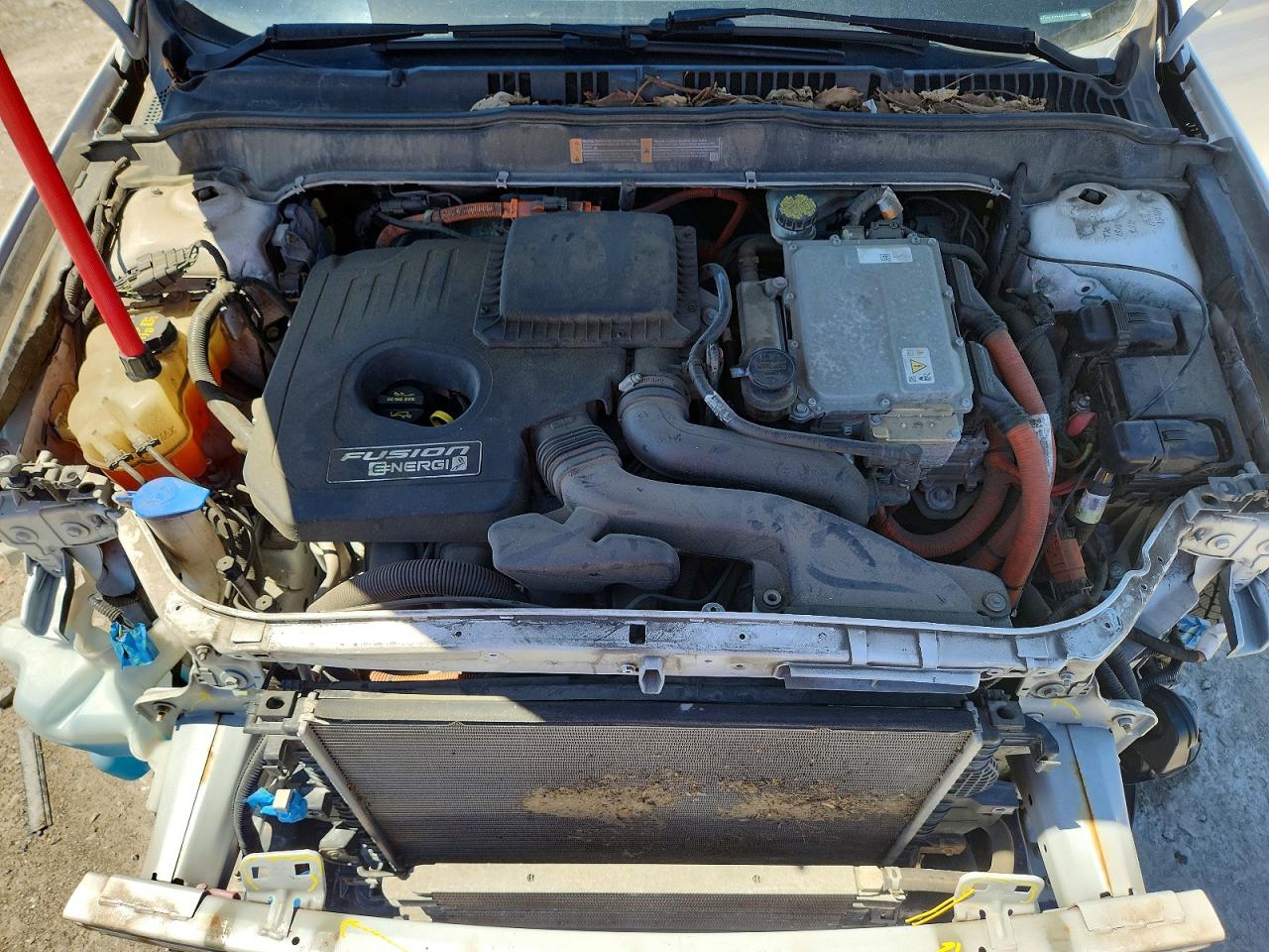 2013 Ford Fusion Titanium Phev Белый vin: 3FA6P0SUXDR246880