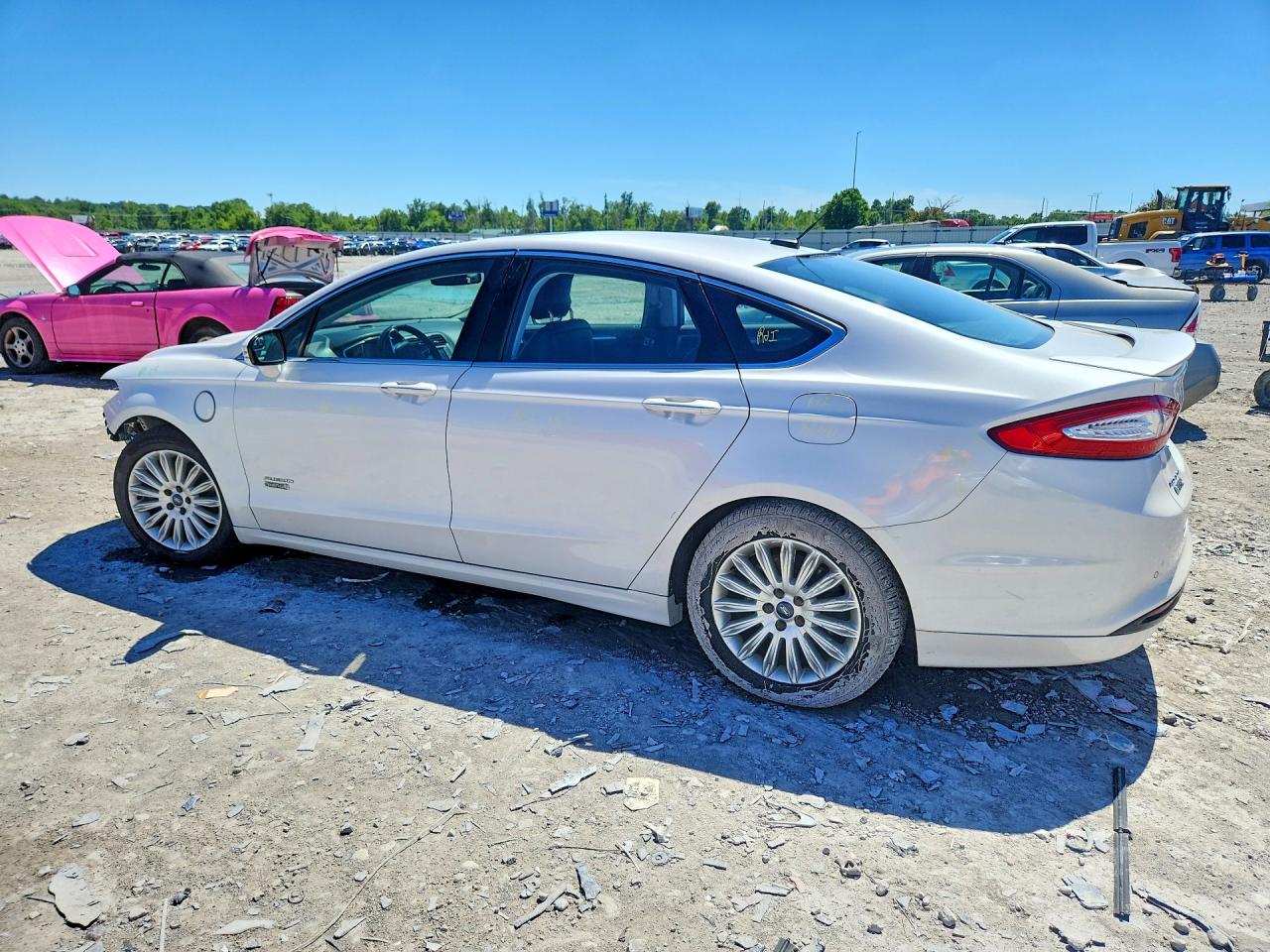 2013 Ford Fusion Titanium Phev Белый vin: 3FA6P0SUXDR246880