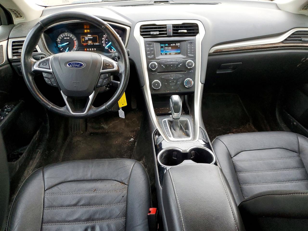 2014 Ford Fusion Se Black vin: 3FA6P0T90ER180982
