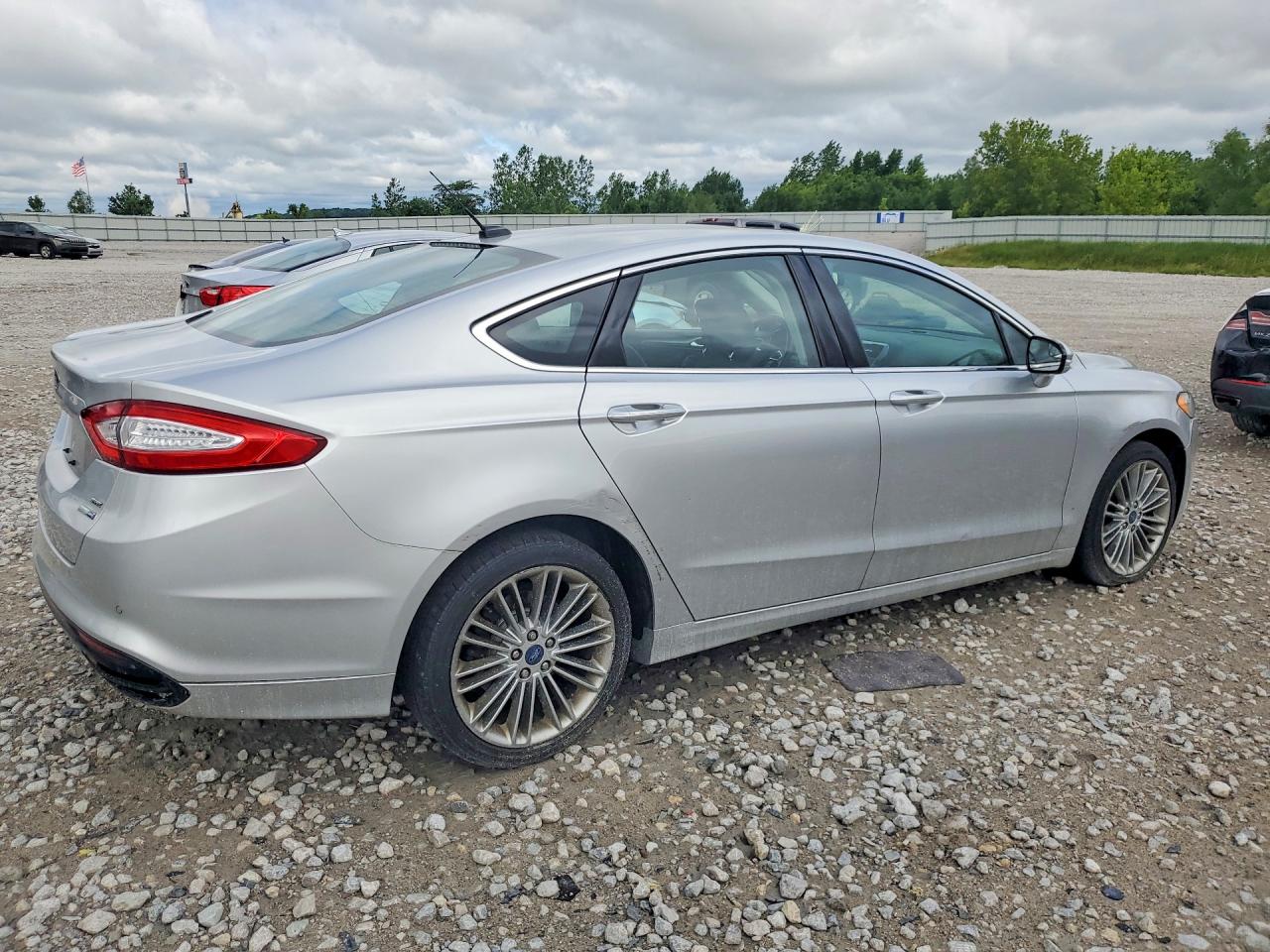 2014 Ford Fusion Se Silver vin: 3FA6P0T90ER346711