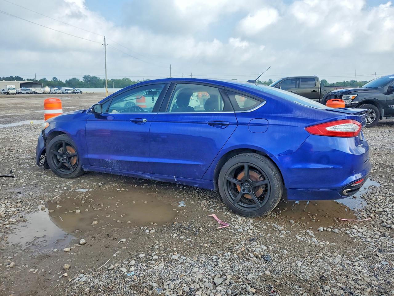 2015 Ford Fusion Se Blue vin: 3FA6P0T90FR116734