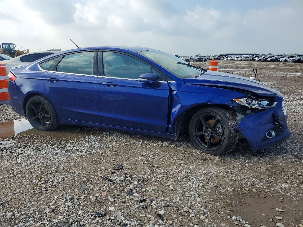 2015 Ford Fusion Se Blue vin: 3FA6P0T90FR116734
