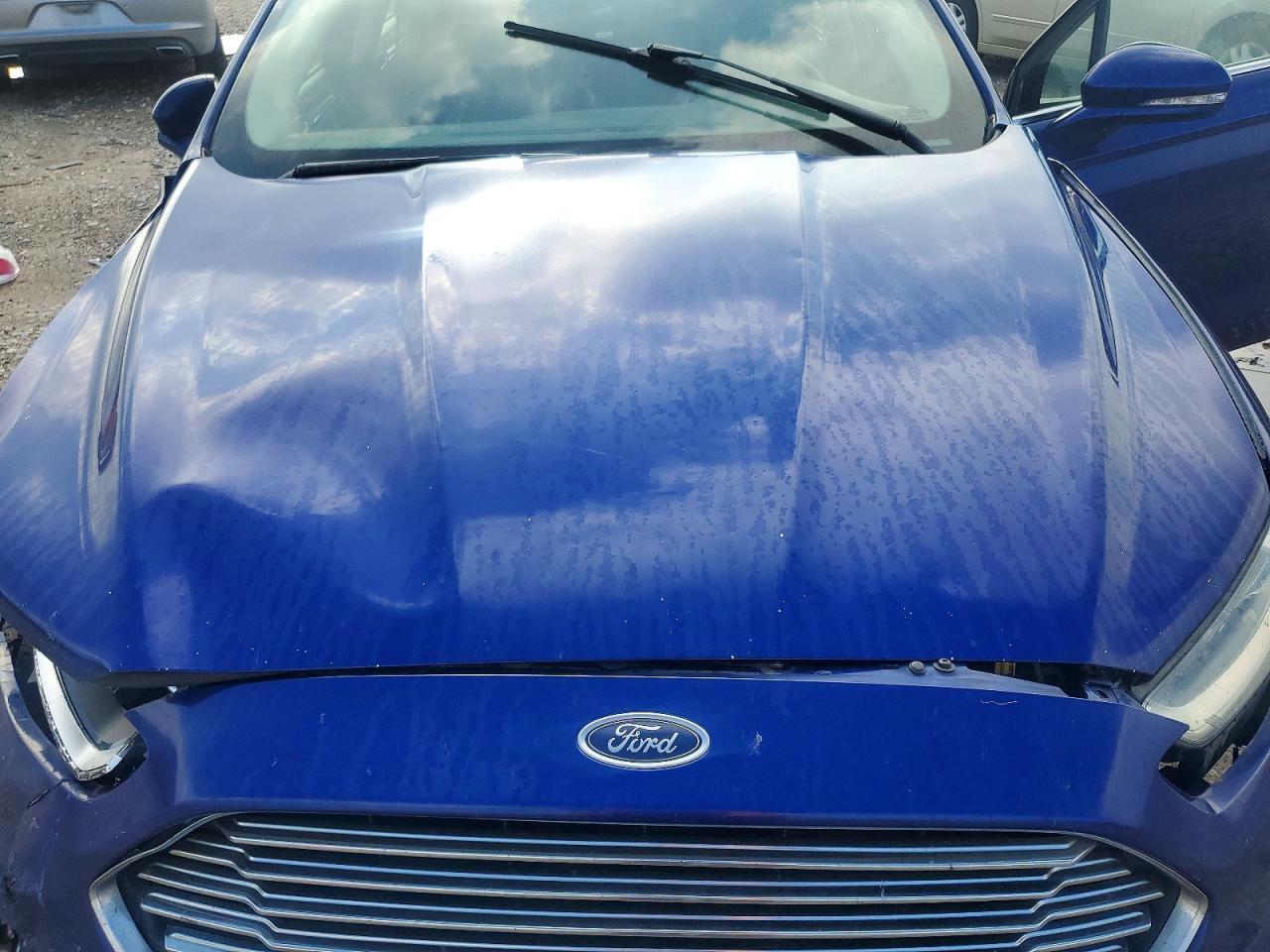 2015 Ford Fusion Se Blue vin: 3FA6P0T90FR116734