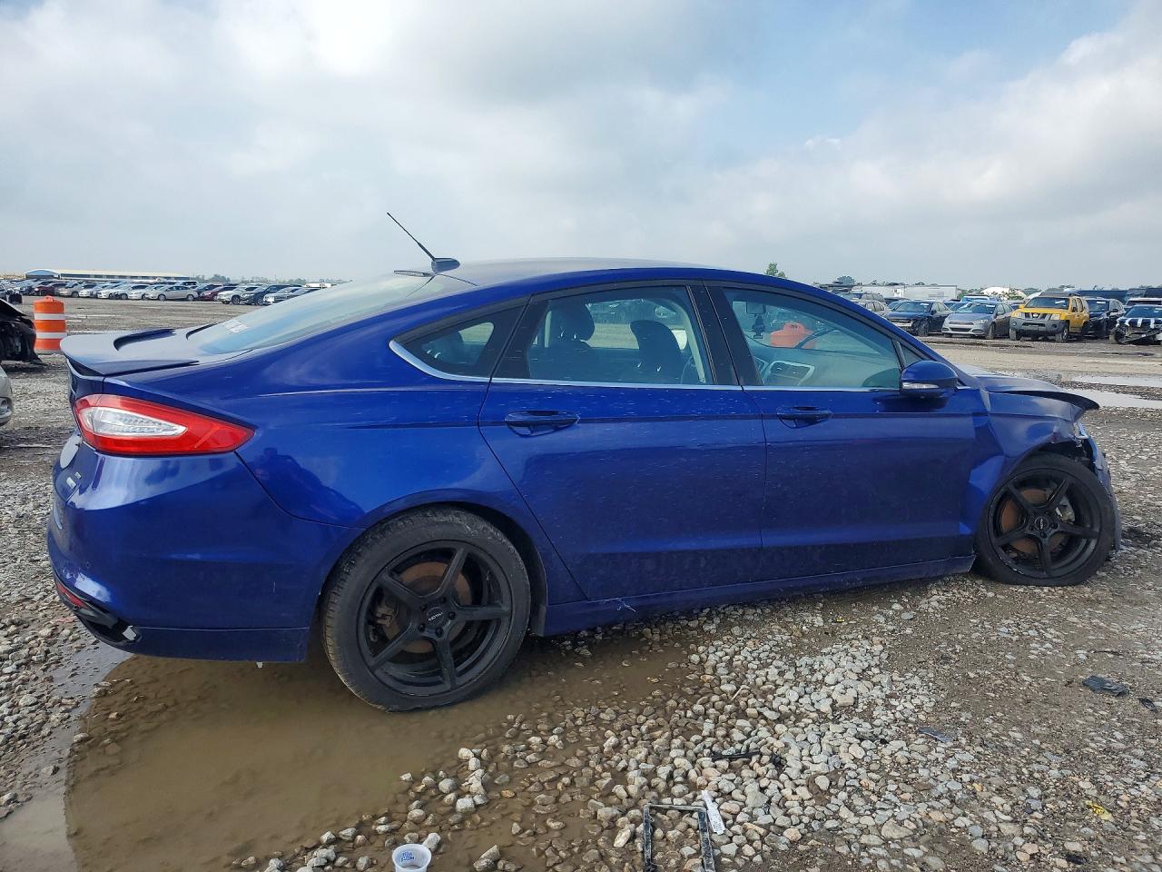 2015 Ford Fusion Se Blue vin: 3FA6P0T90FR116734