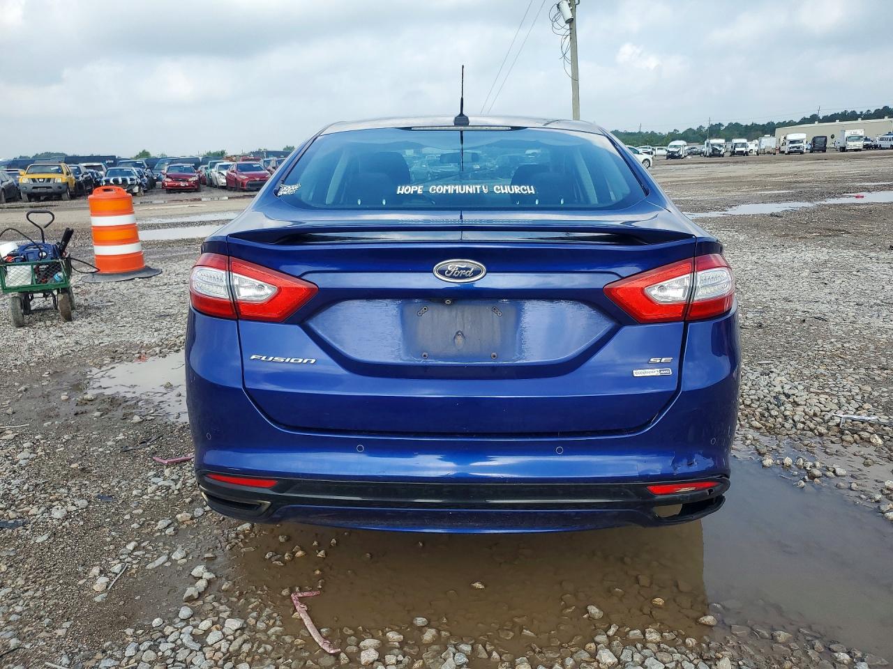 2015 Ford Fusion Se Blue vin: 3FA6P0T90FR116734