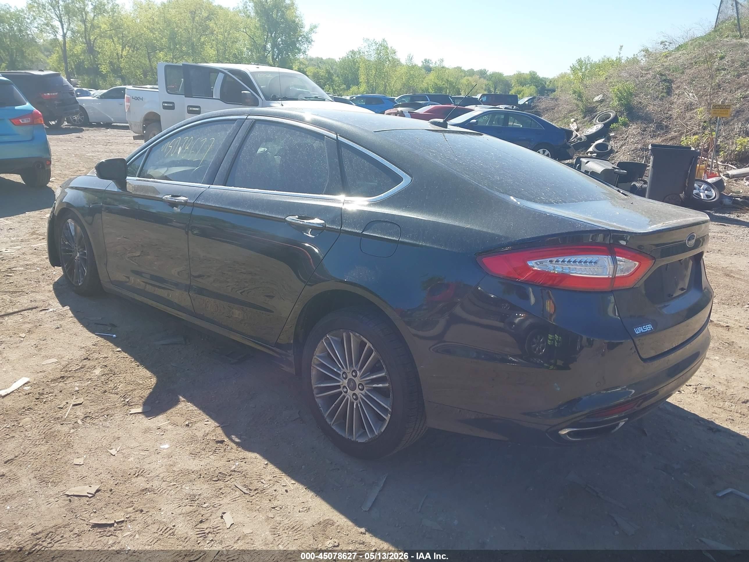 2015 Ford Fusion Se Black vin: 3FA6P0T90FR225386