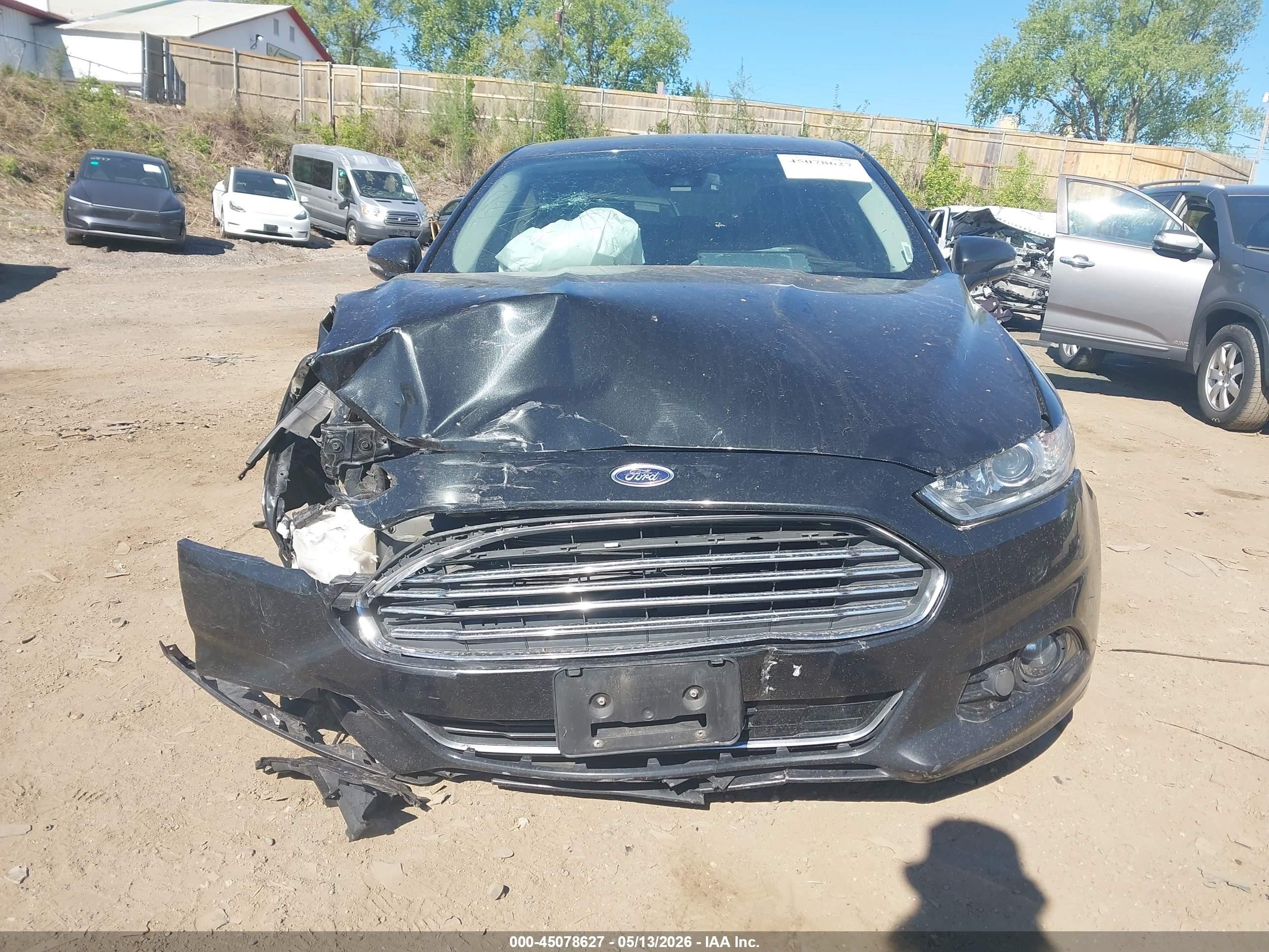 2015 Ford Fusion Se Black vin: 3FA6P0T90FR225386