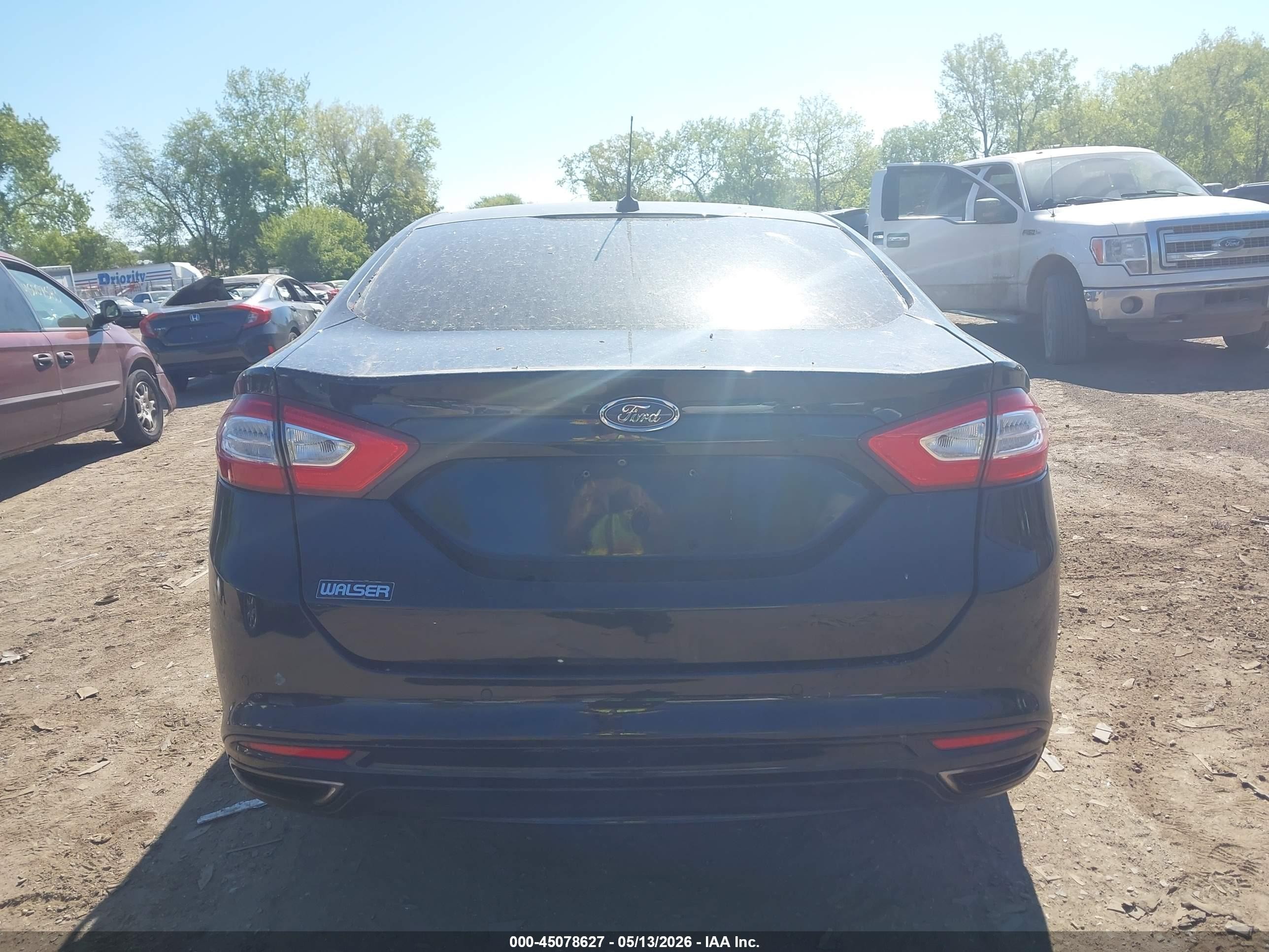 2015 Ford Fusion Se Black vin: 3FA6P0T90FR225386