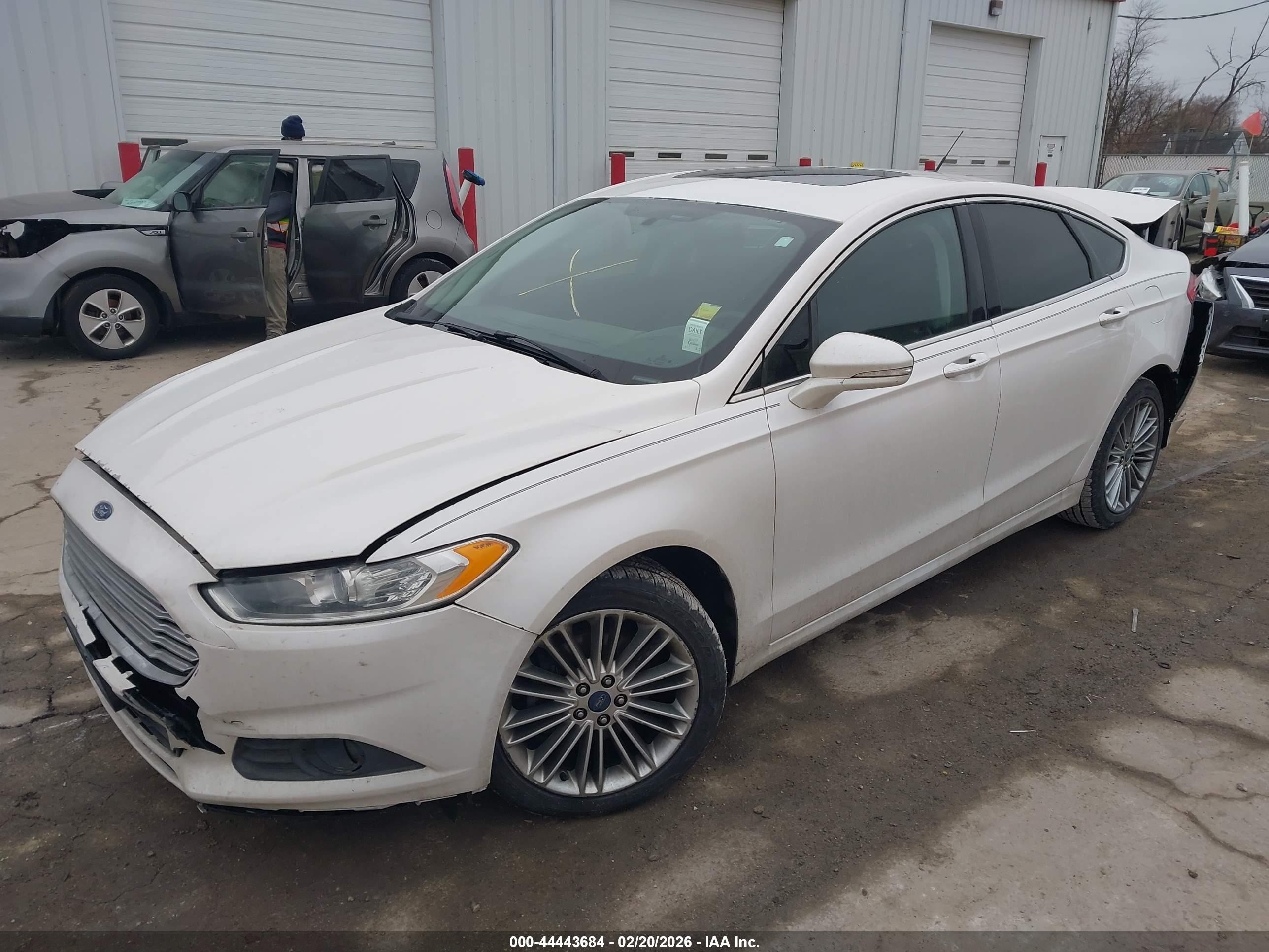 2015 Ford Fusion Se White vin: 3FA6P0T91FR149922