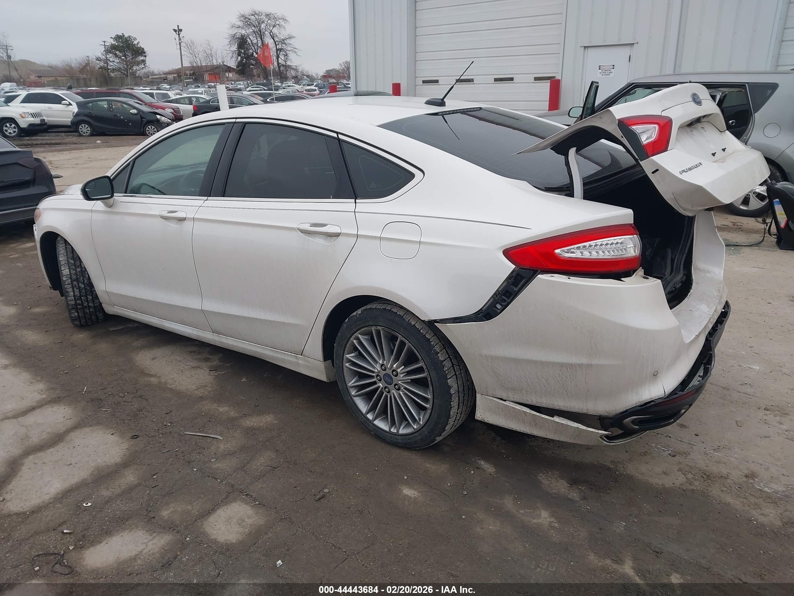2015 Ford Fusion Se White vin: 3FA6P0T91FR149922