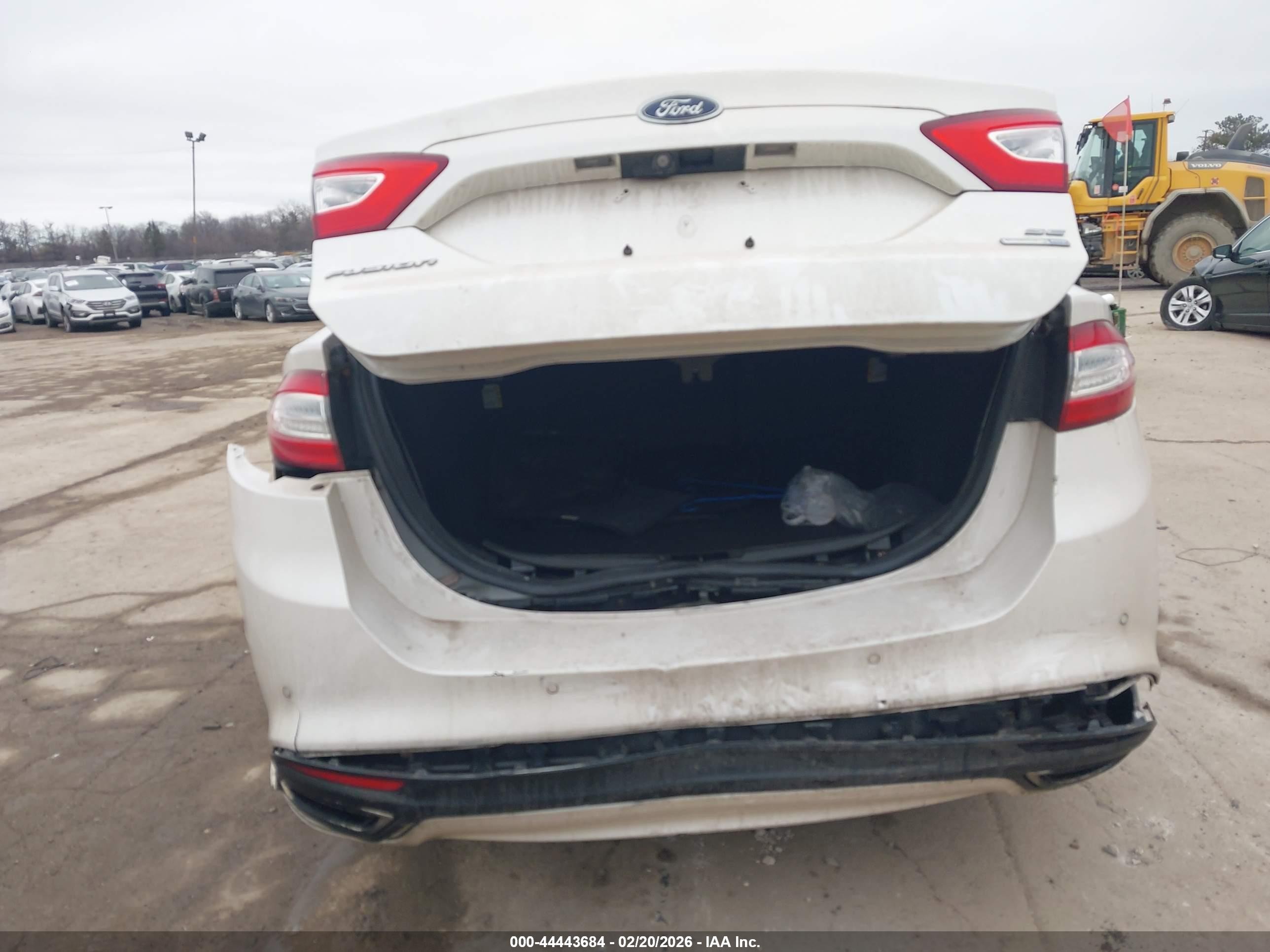 2015 Ford Fusion Se White vin: 3FA6P0T91FR149922