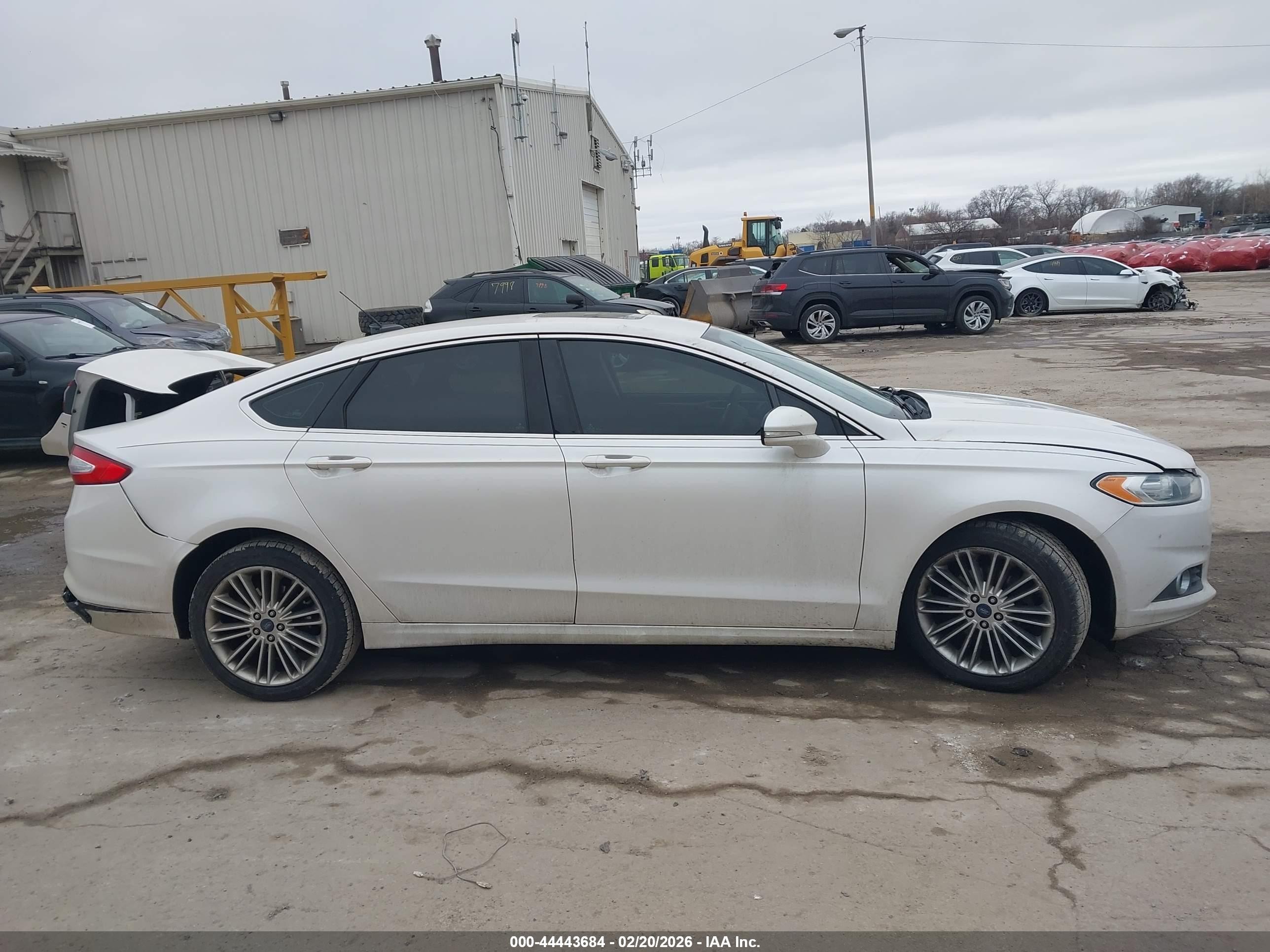 2015 Ford Fusion Se White vin: 3FA6P0T91FR149922