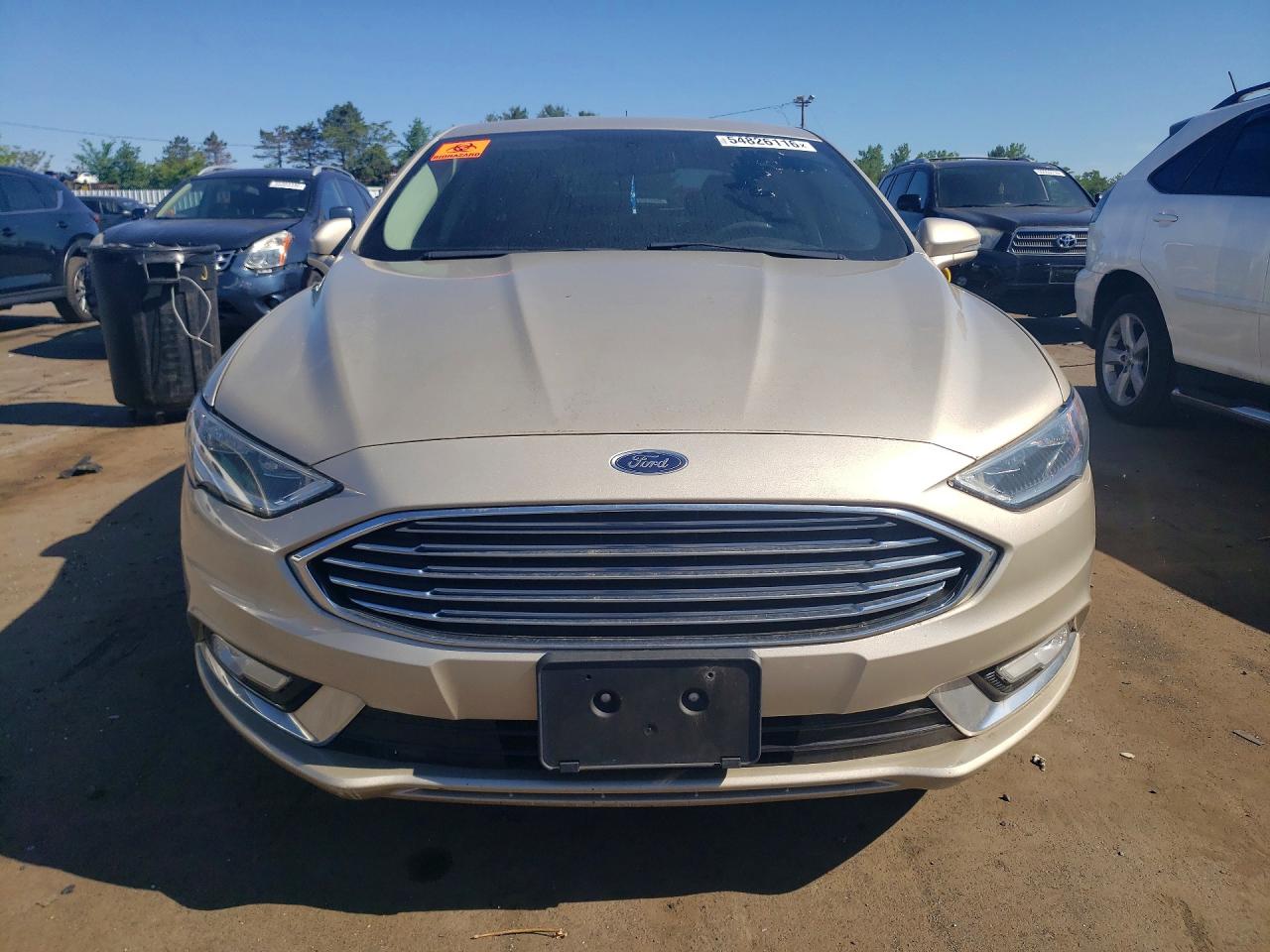 2017 Ford Fusion Se Tan vin: 3FA6P0T91HR136462
