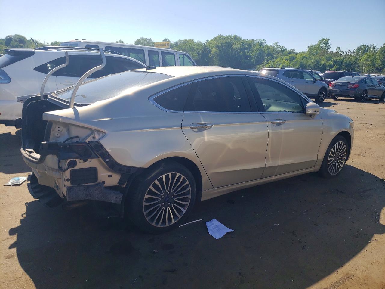 2017 Ford Fusion Se Tan vin: 3FA6P0T91HR136462