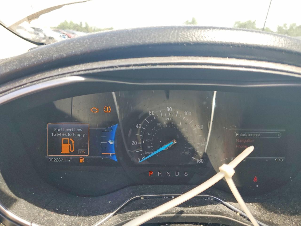 2017 Ford Fusion Se Tan vin: 3FA6P0T91HR136462