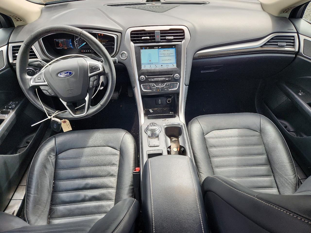 2017 Ford Fusion Se Black vin: 3FA6P0T91HR137076