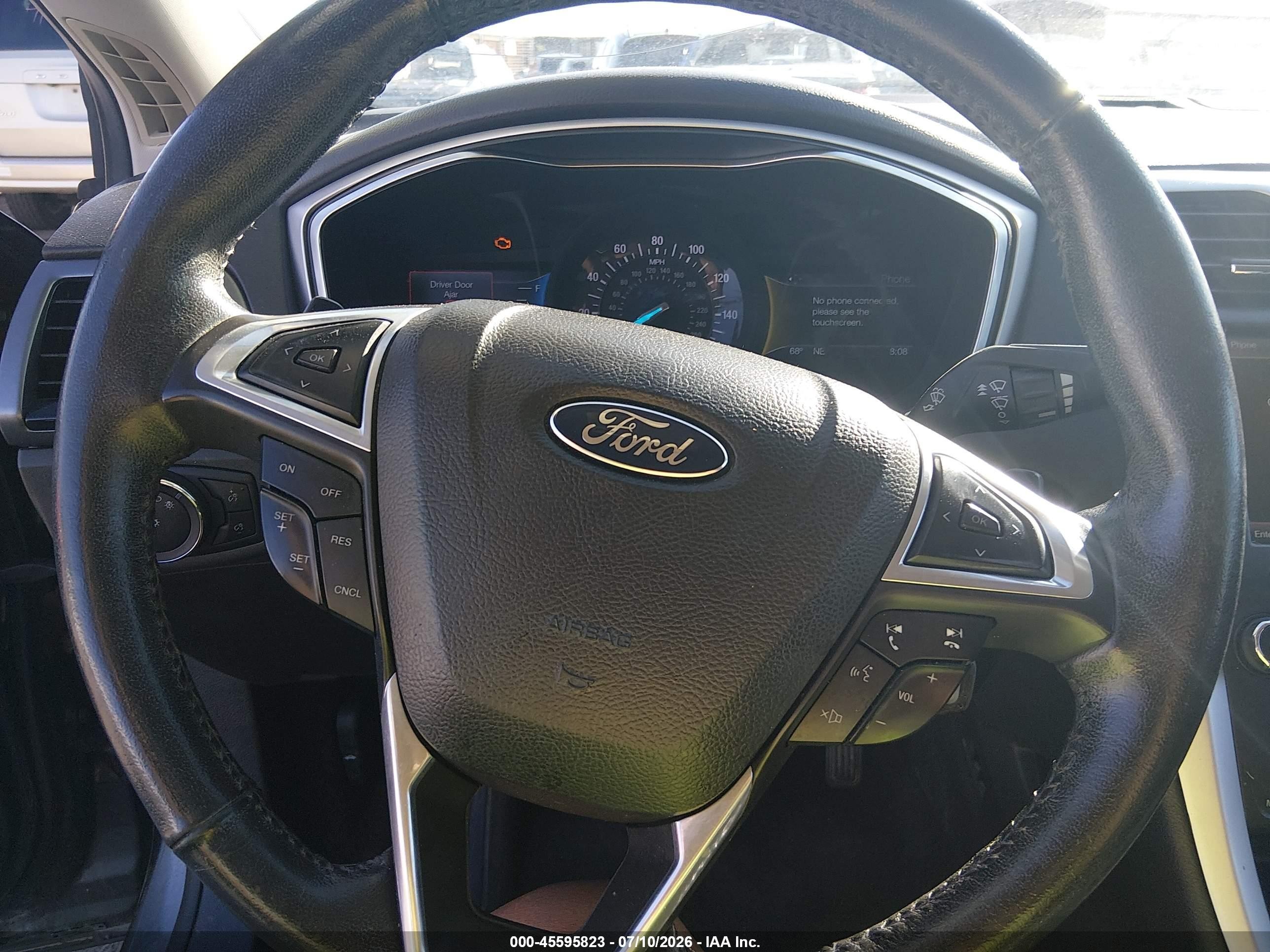 2015 Ford Fusion Se Серый vin: 3FA6P0T92FR182007