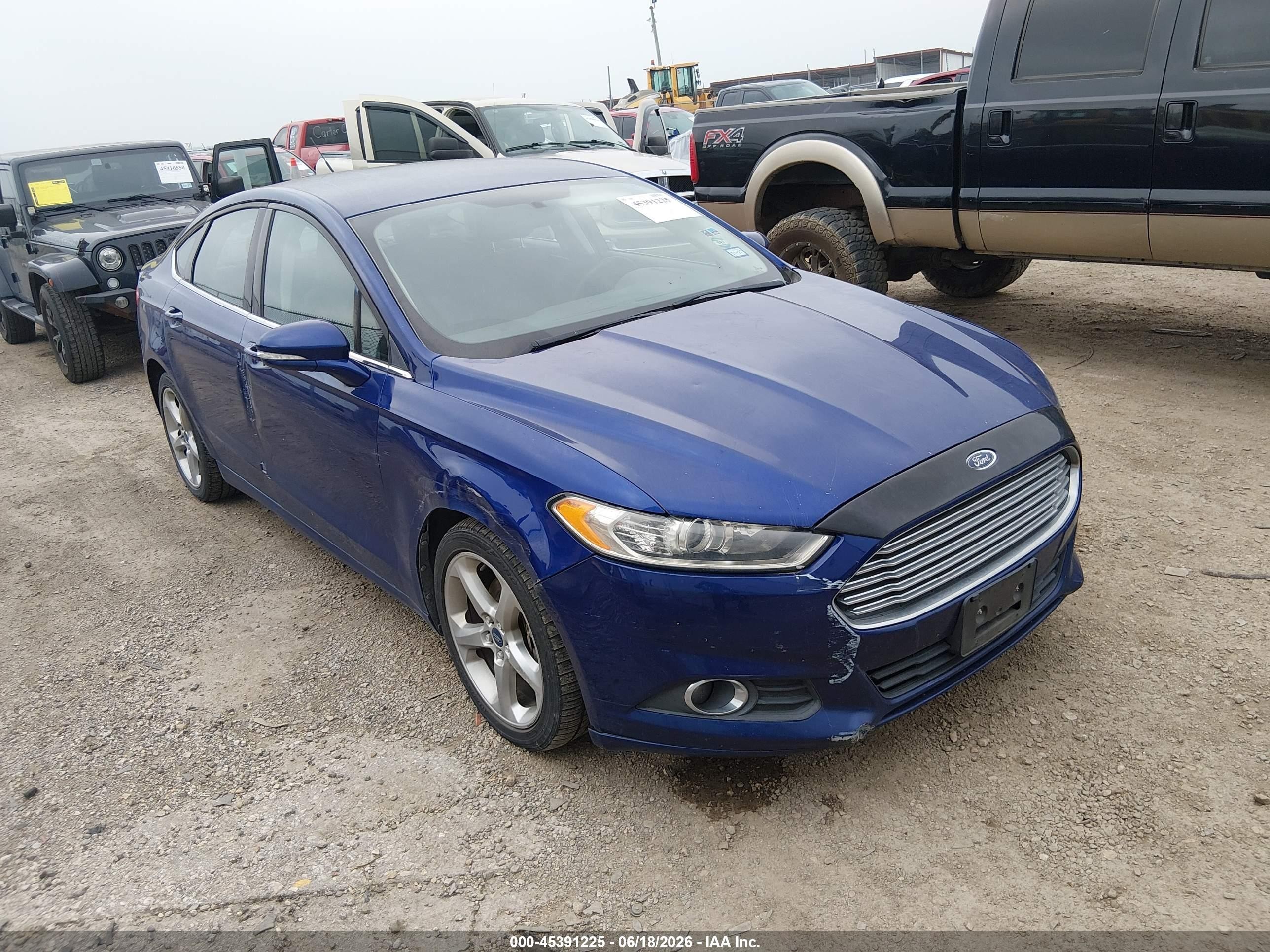 2015 Ford Fusion Se Синий vin: 3FA6P0T92FR186588