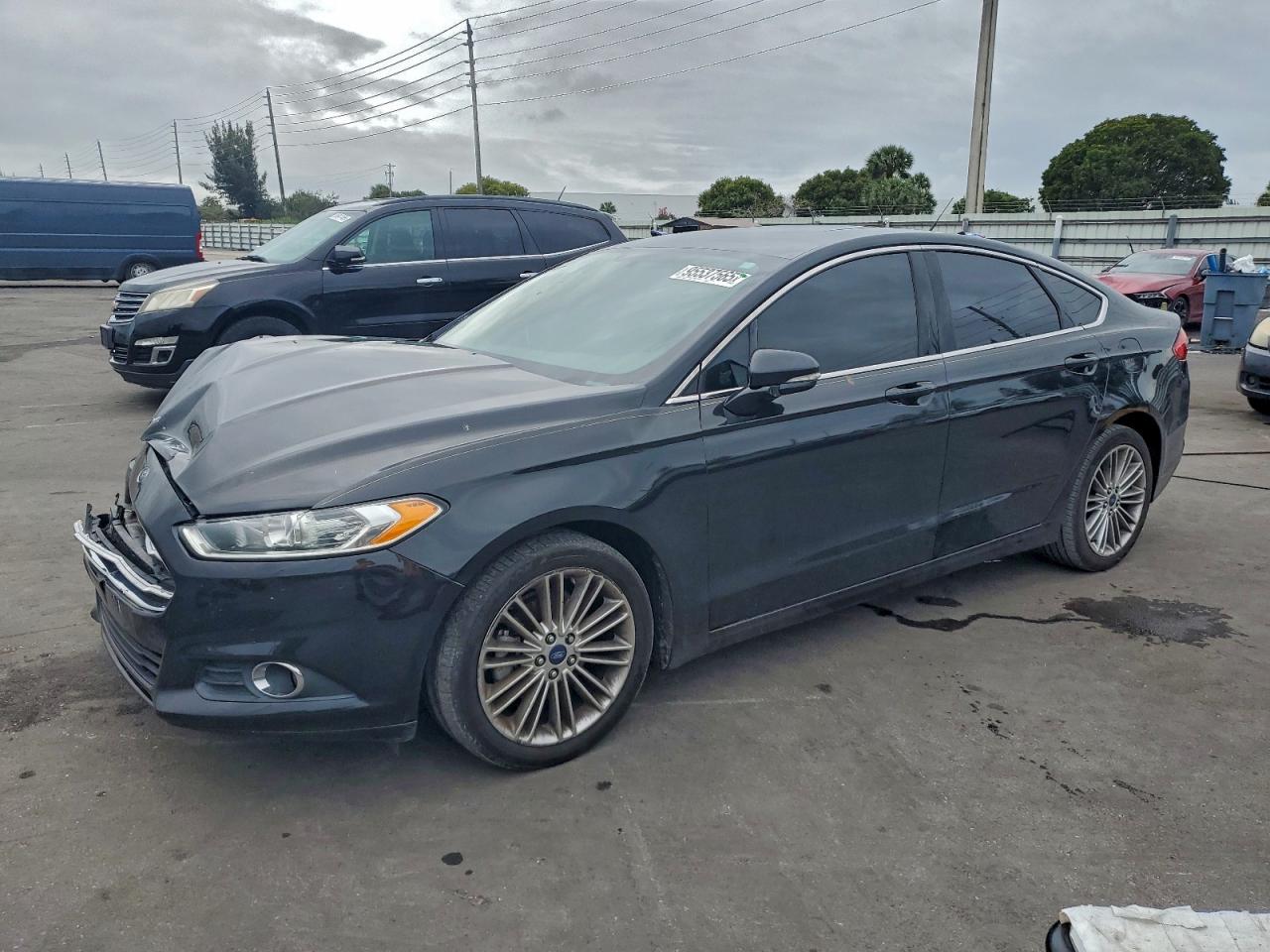 2015 Ford Fusion Se Black vin: 3FA6P0T92FR188678