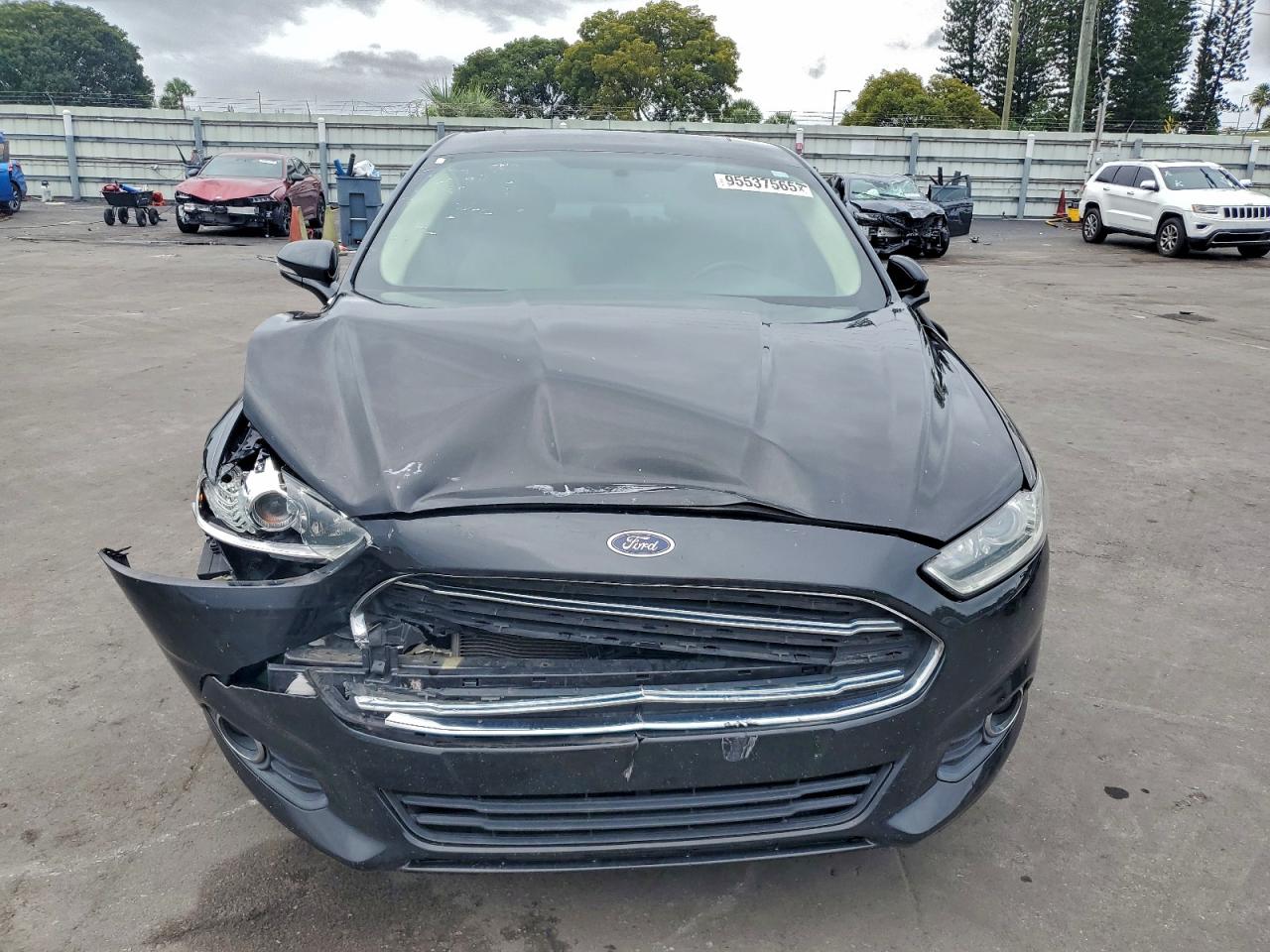 2015 Ford Fusion Se Black vin: 3FA6P0T92FR188678