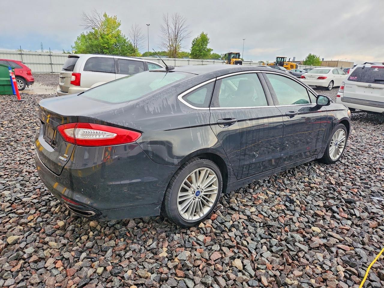 2015 Ford Fusion Se Black vin: 3FA6P0T92FR220819