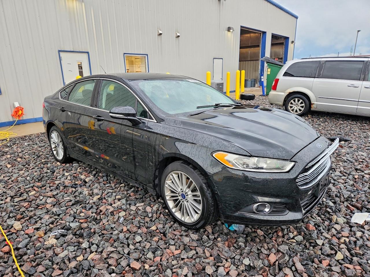 2015 Ford Fusion Se Black vin: 3FA6P0T92FR220819