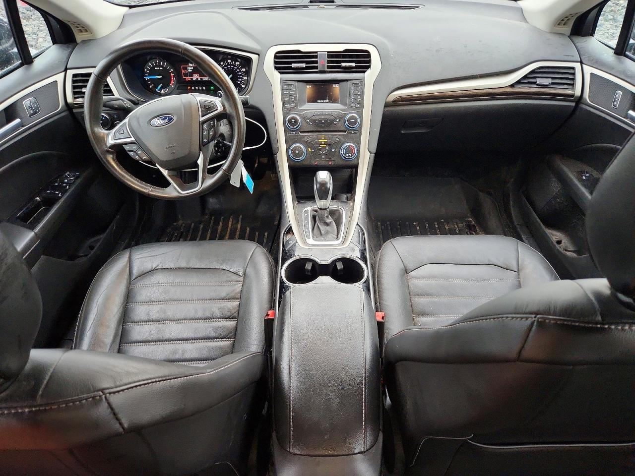 2015 Ford Fusion Se Black vin: 3FA6P0T92FR220819