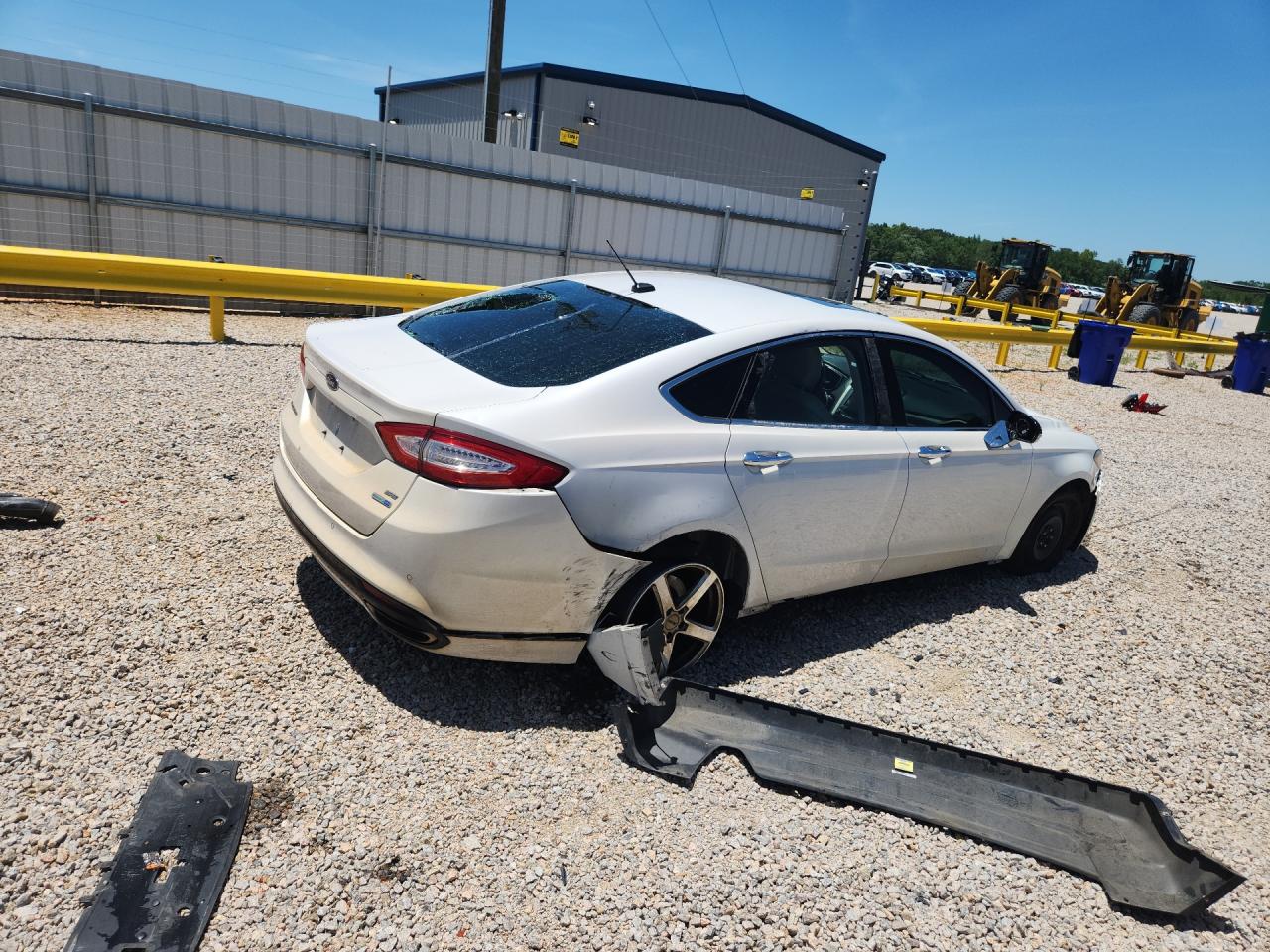 2015 Ford Fusion Se White vin: 3FA6P0T92FR221999