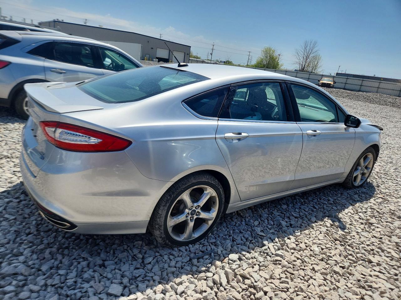 2015 Ford Fusion Se Silver vin: 3FA6P0T92FR223557