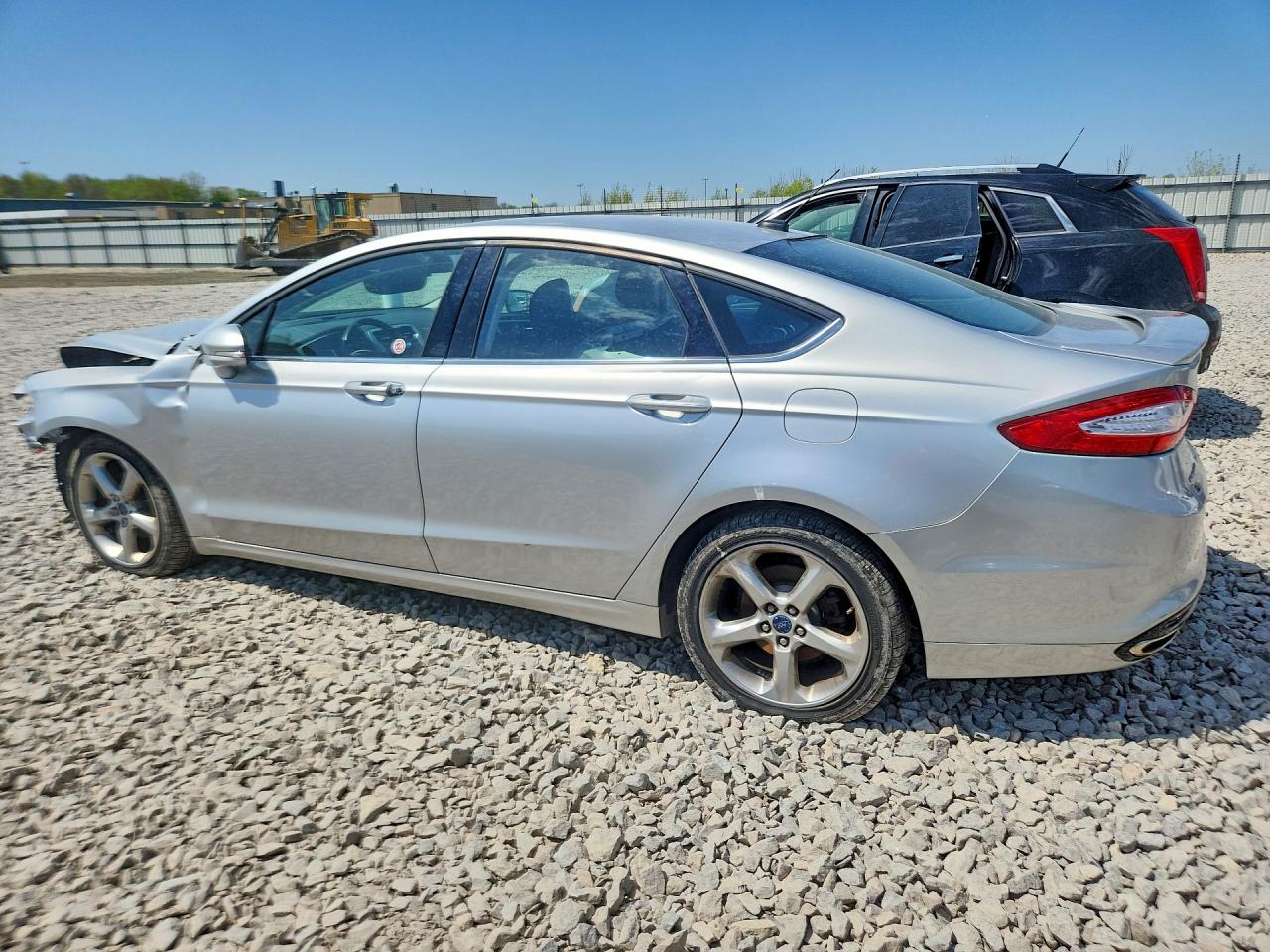 2015 Ford Fusion Se Silver vin: 3FA6P0T92FR223557