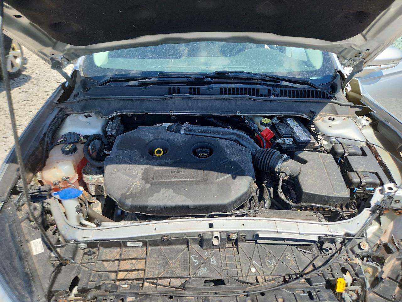 2015 Ford Fusion Se Silver vin: 3FA6P0T92FR223557