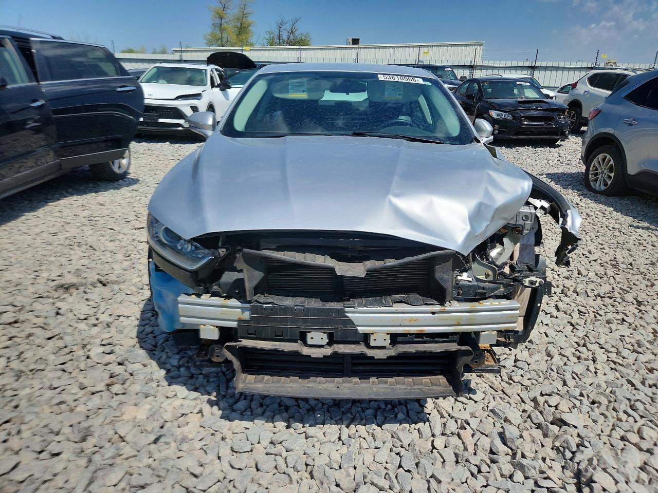 2015 Ford Fusion Se Silver vin: 3FA6P0T92FR223557