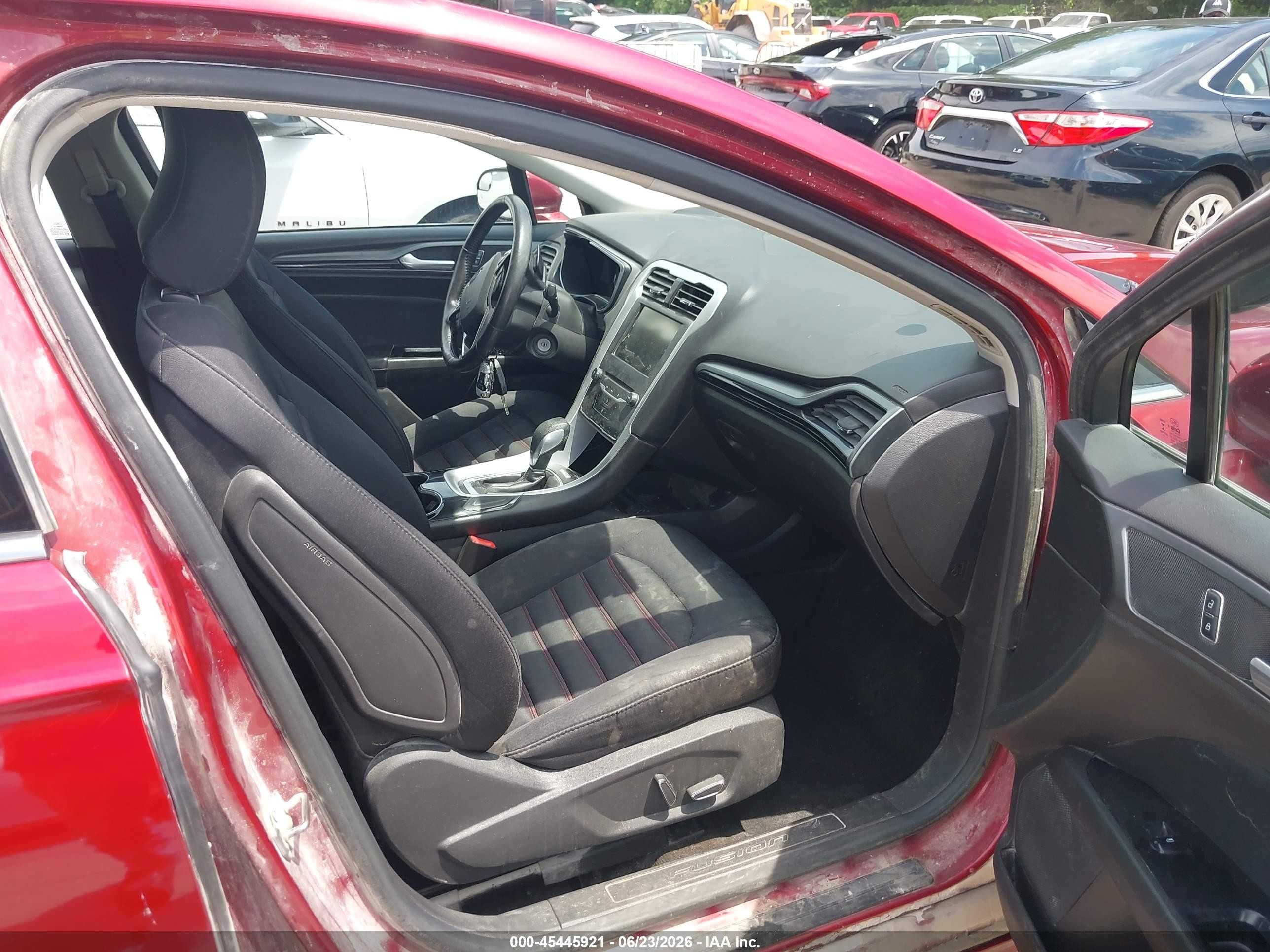 2015 Ford Fusion Se Red vin: 3FA6P0T92FR261614