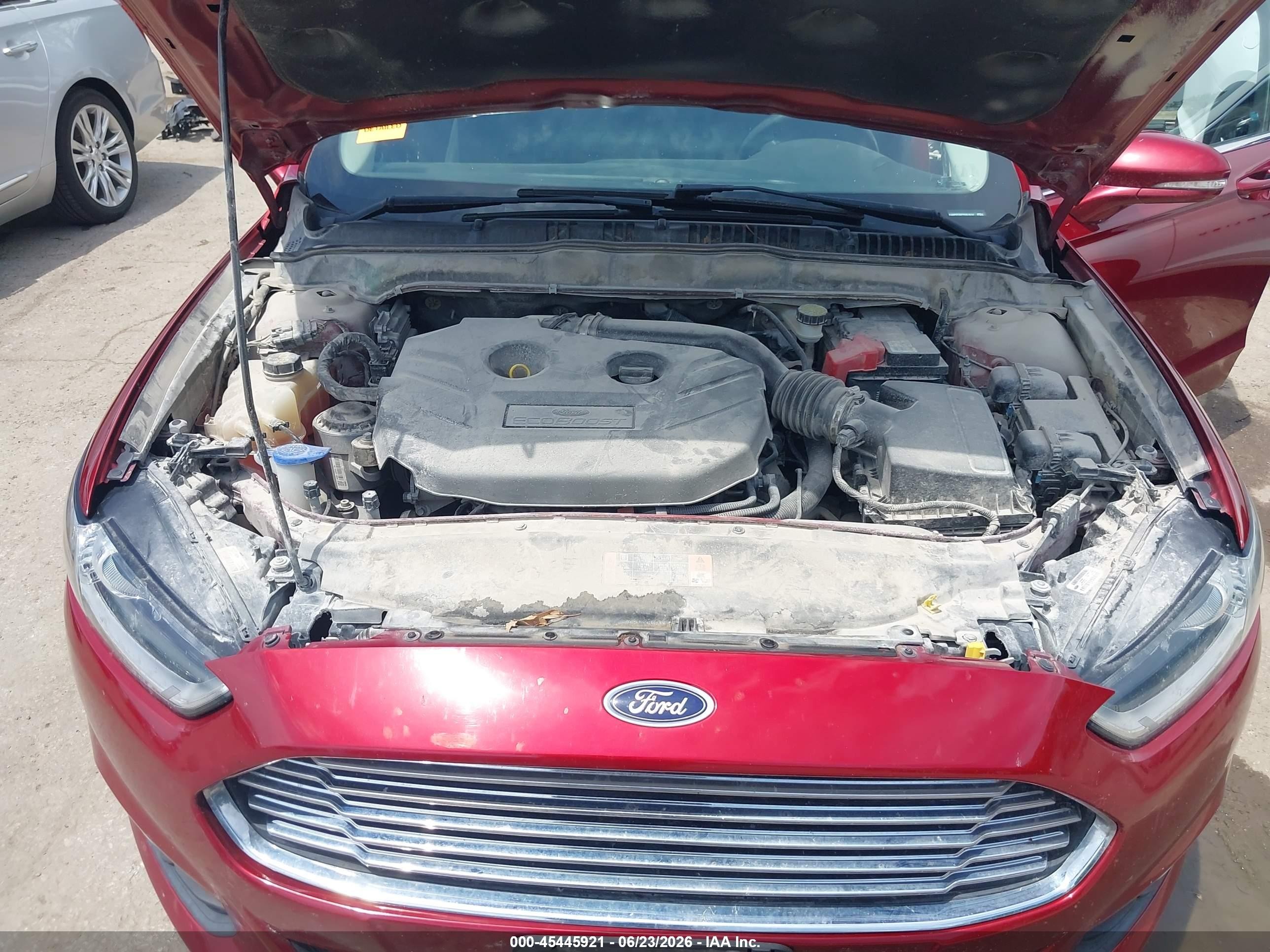 2015 Ford Fusion Se Red vin: 3FA6P0T92FR261614