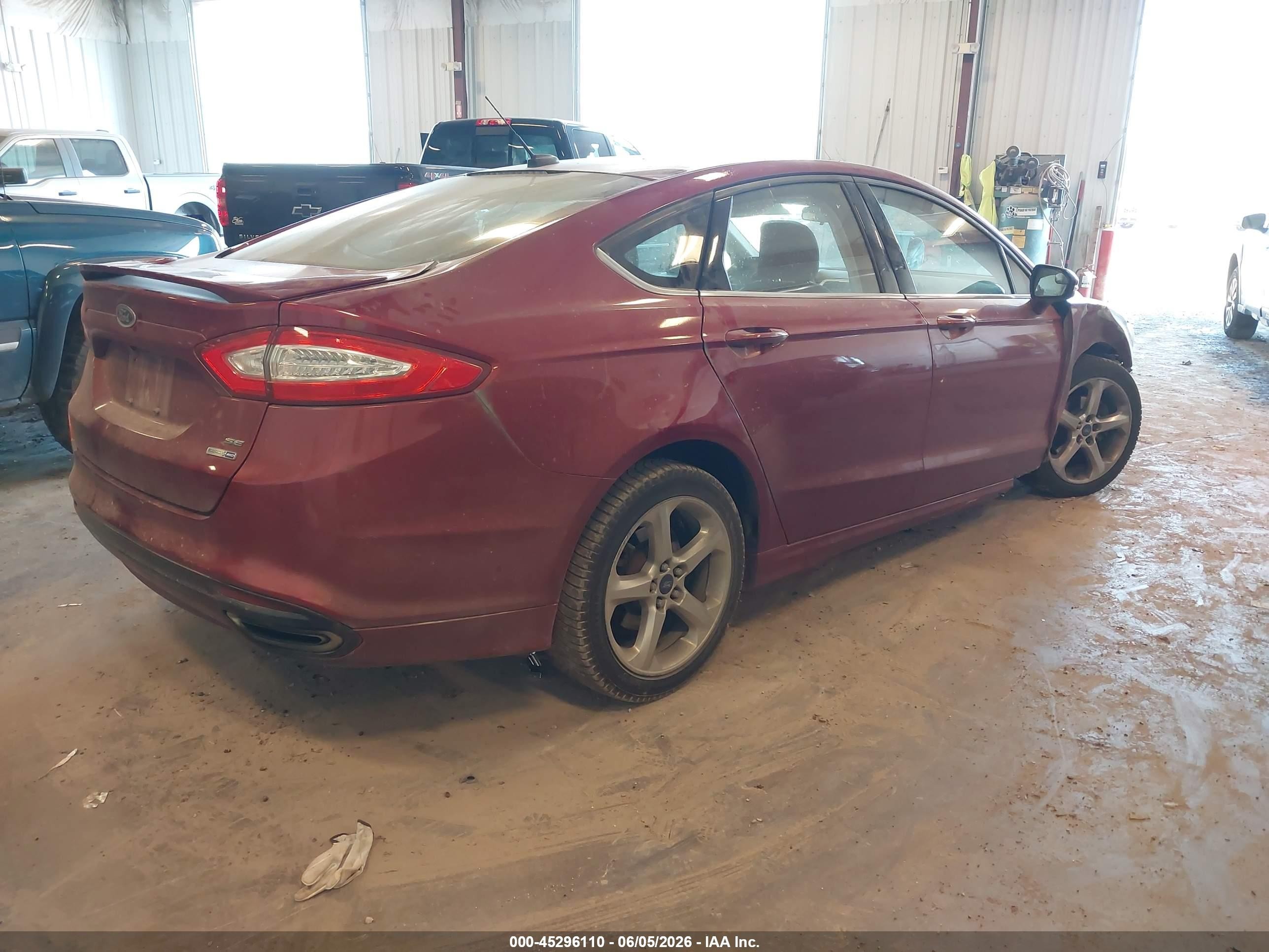 2015 Ford Fusion Se Red vin: 3FA6P0T92FR271088