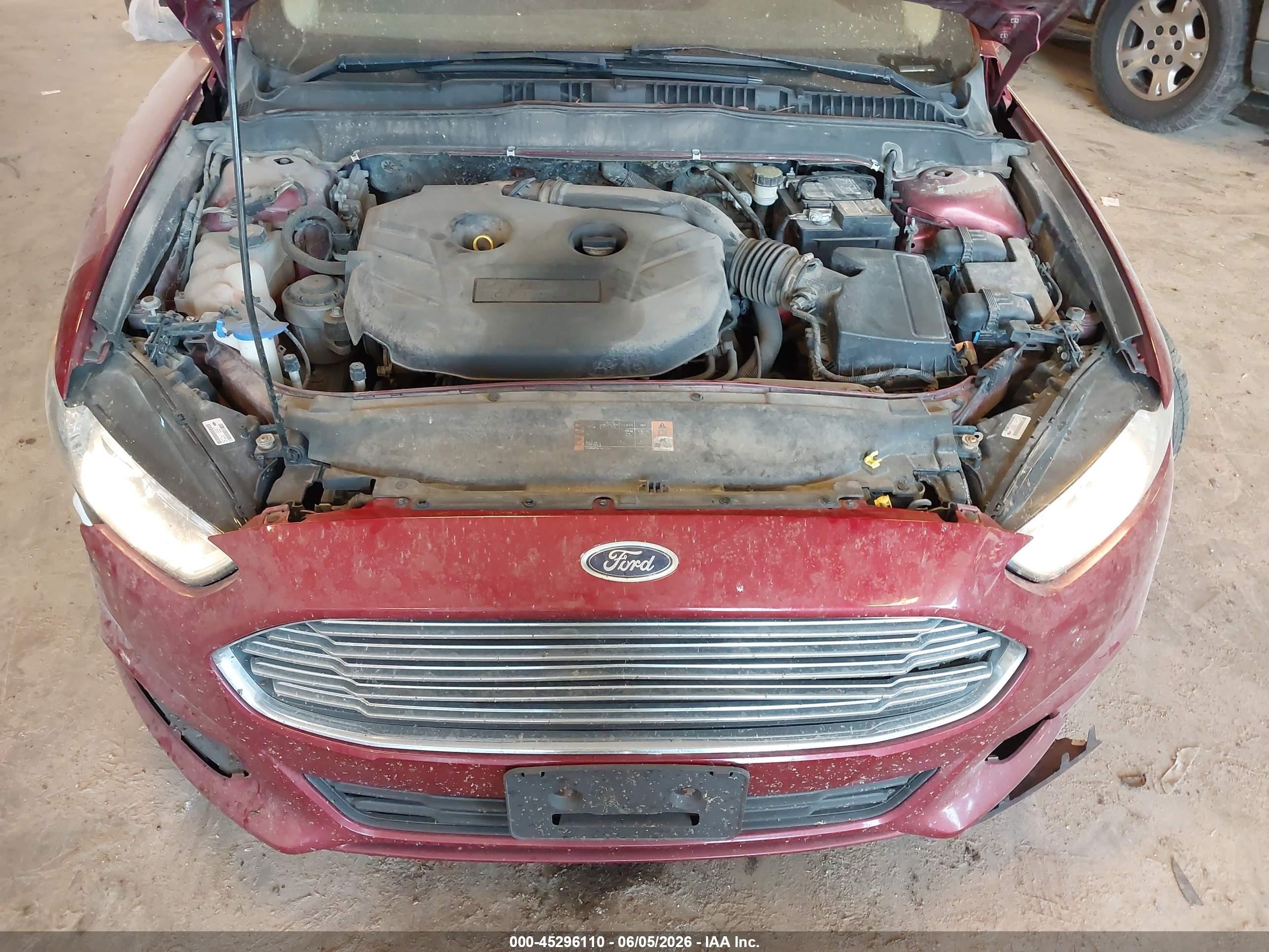 2015 Ford Fusion Se Red vin: 3FA6P0T92FR271088