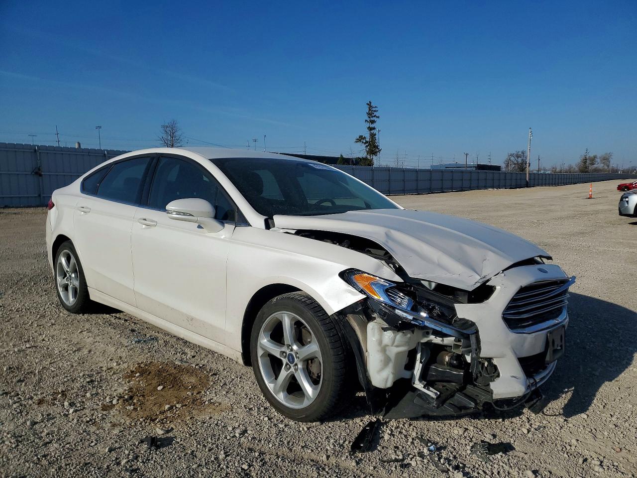 2015 Ford Fusion Se White vin: 3FA6P0T93FR276221