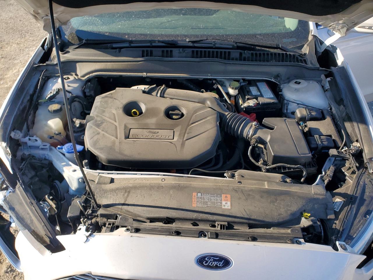 2015 Ford Fusion Se White vin: 3FA6P0T93FR276221
