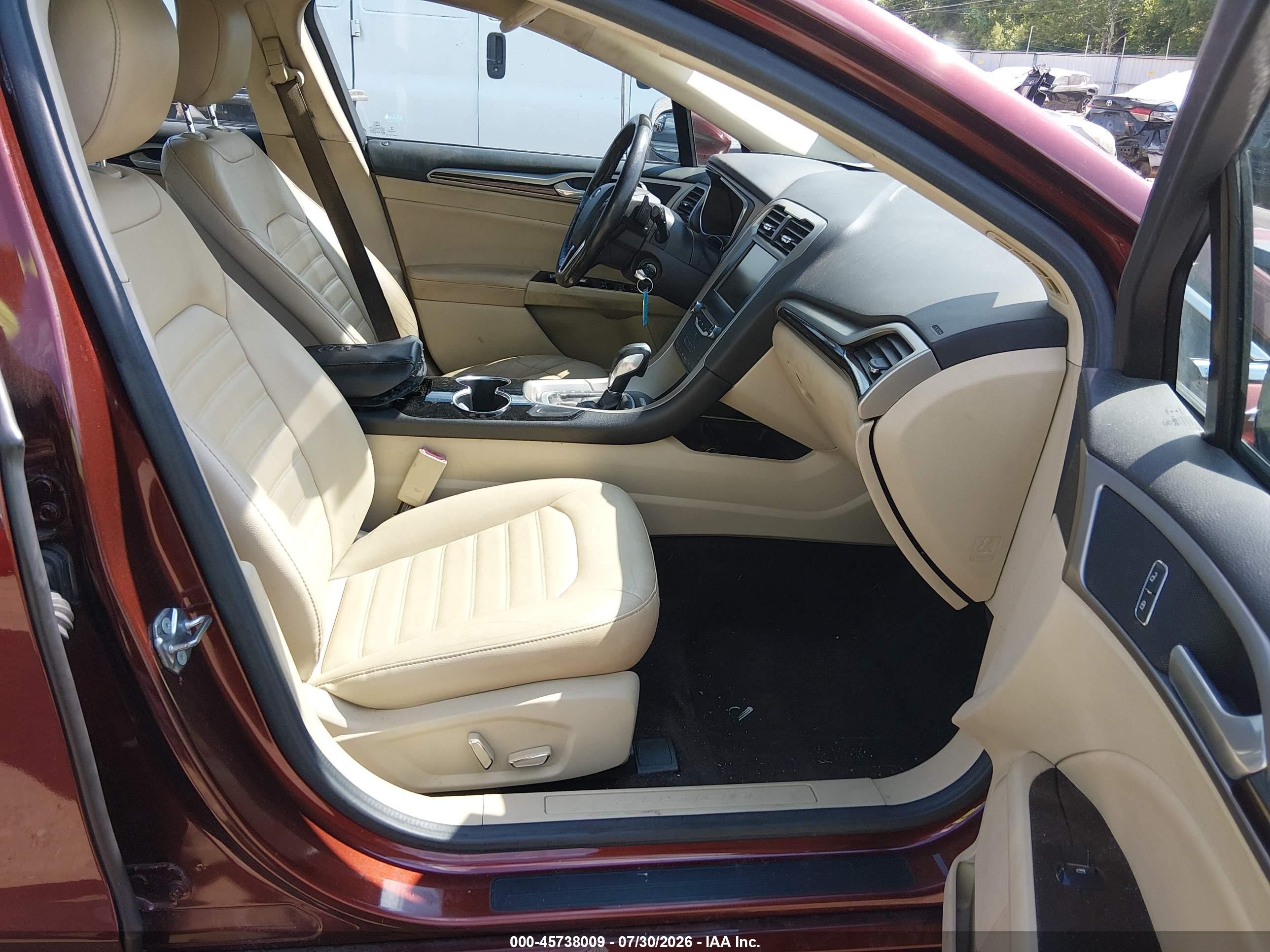 2015 Ford Fusion Se Burgundy vin: 3FA6P0T94FR222717