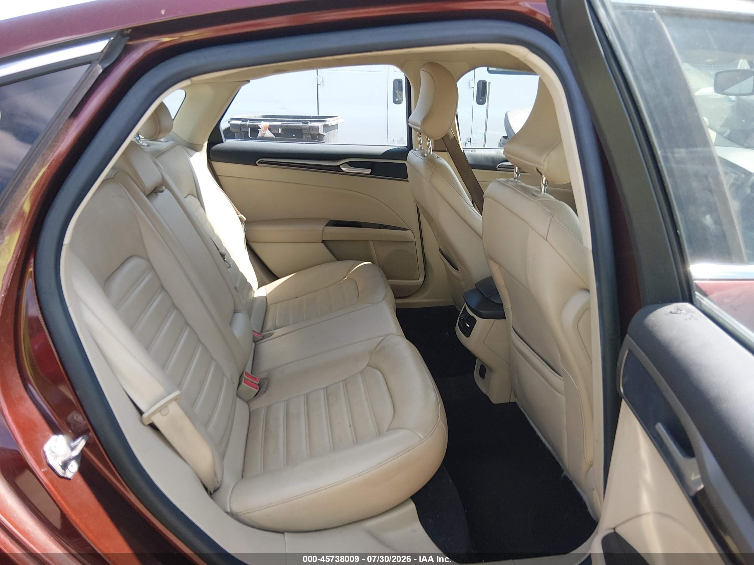 2015 Ford Fusion Se Burgundy vin: 3FA6P0T94FR222717
