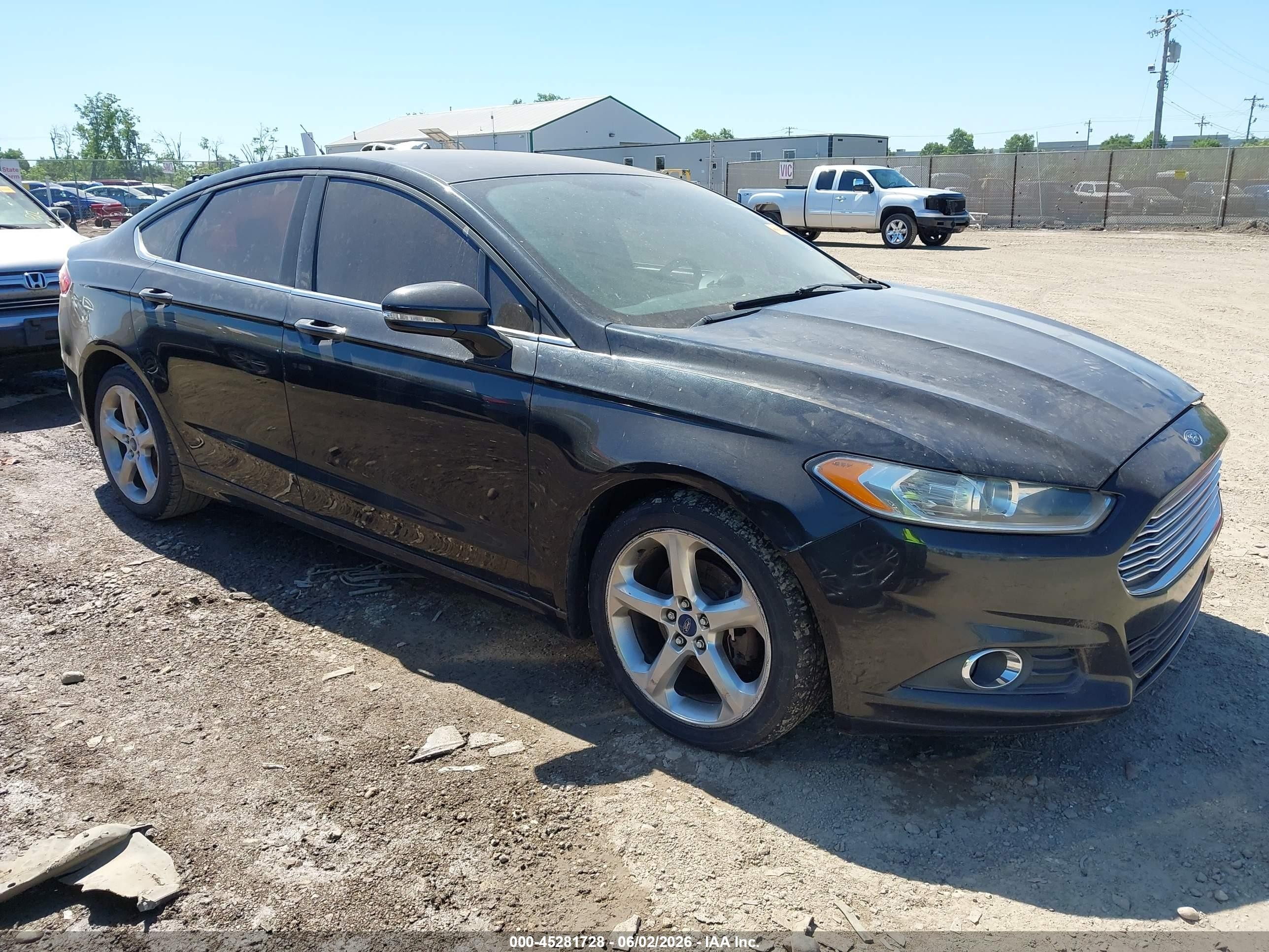 2015 Ford Fusion Se Черный vin: 3FA6P0T94FR254308