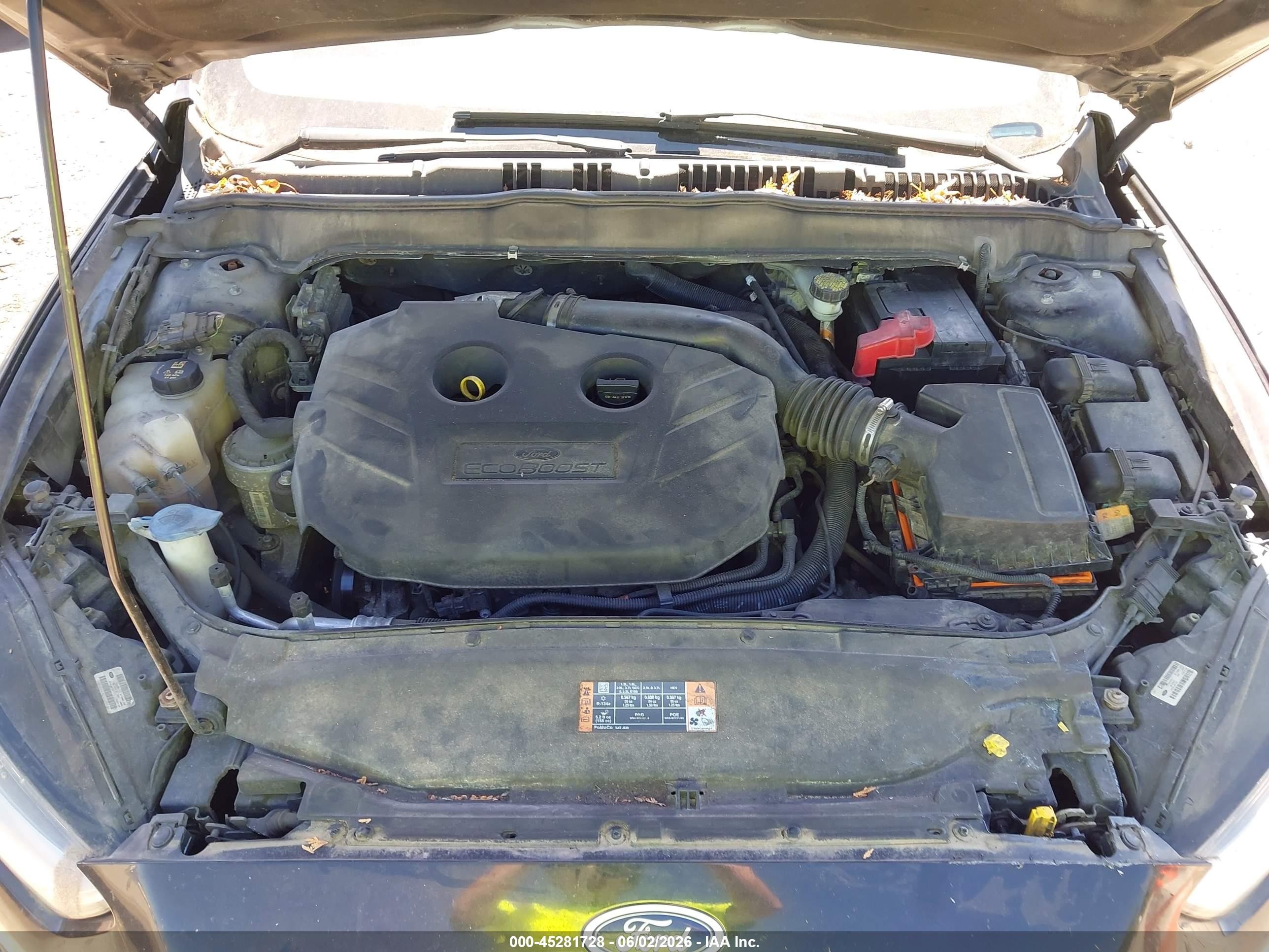 2015 Ford Fusion Se Черный vin: 3FA6P0T94FR254308