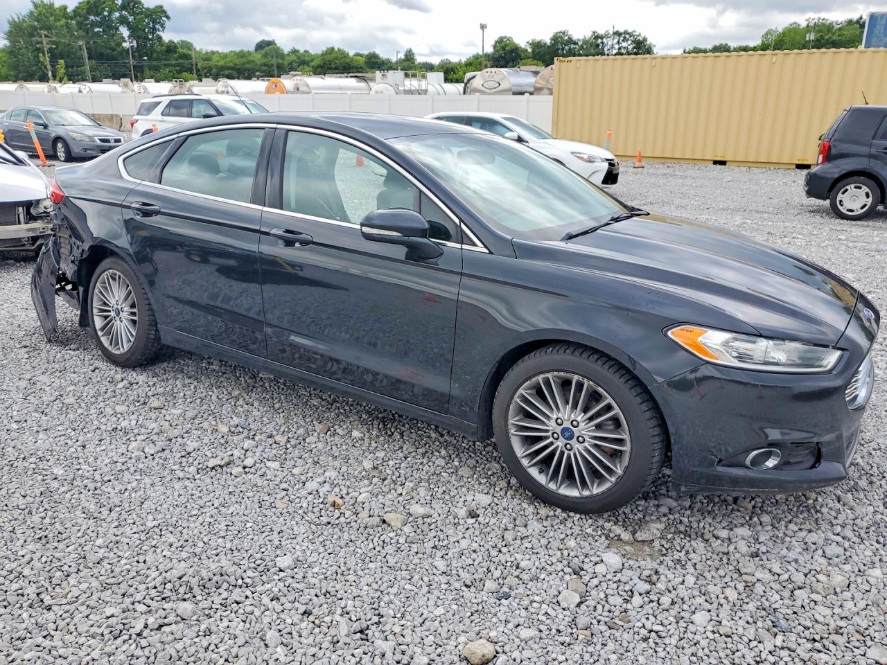 2015 Ford Fusion Se Черный vin: 3FA6P0T94FR286871