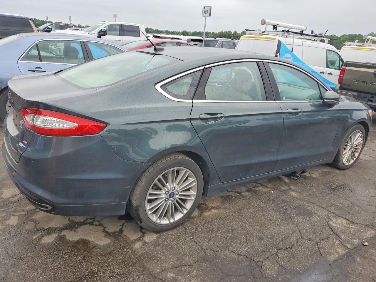 2015 Ford Fusion Se Green vin: 3FA6P0T95FR272865