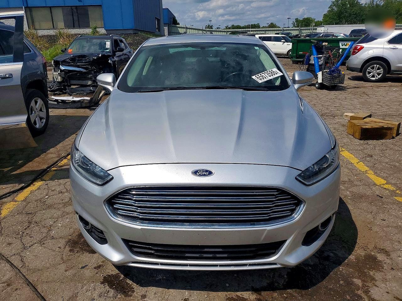 2016 Ford Fusion Se Silver vin: 3FA6P0T96GR380932