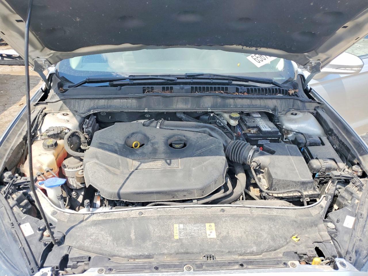 2016 Ford Fusion Se Silver vin: 3FA6P0T96GR380932