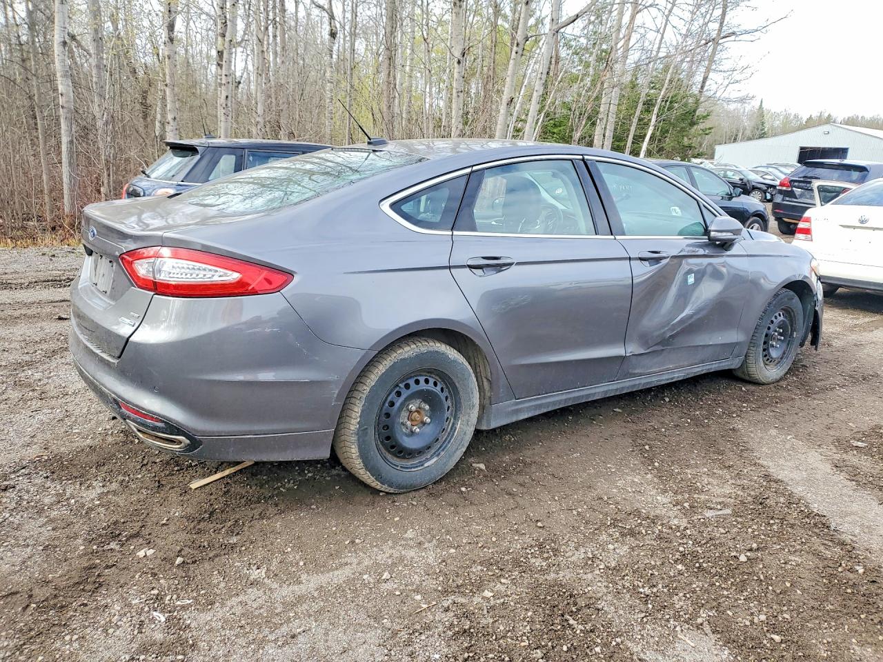 2014 Ford Fusion Charcoal vin: 3FA6P0T97ER172166