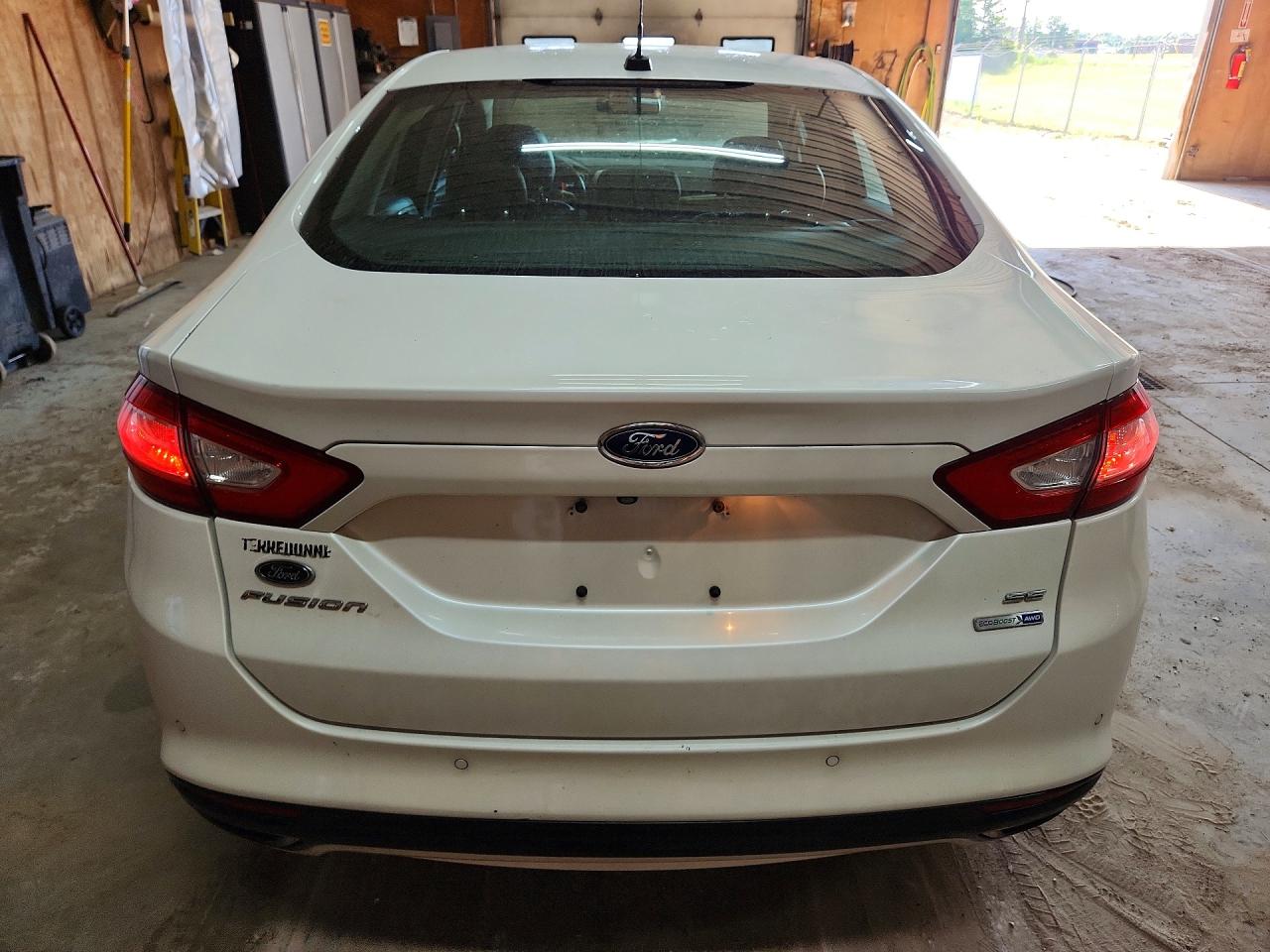2014 Ford Fusion Se White vin: 3FA6P0T97ER280271